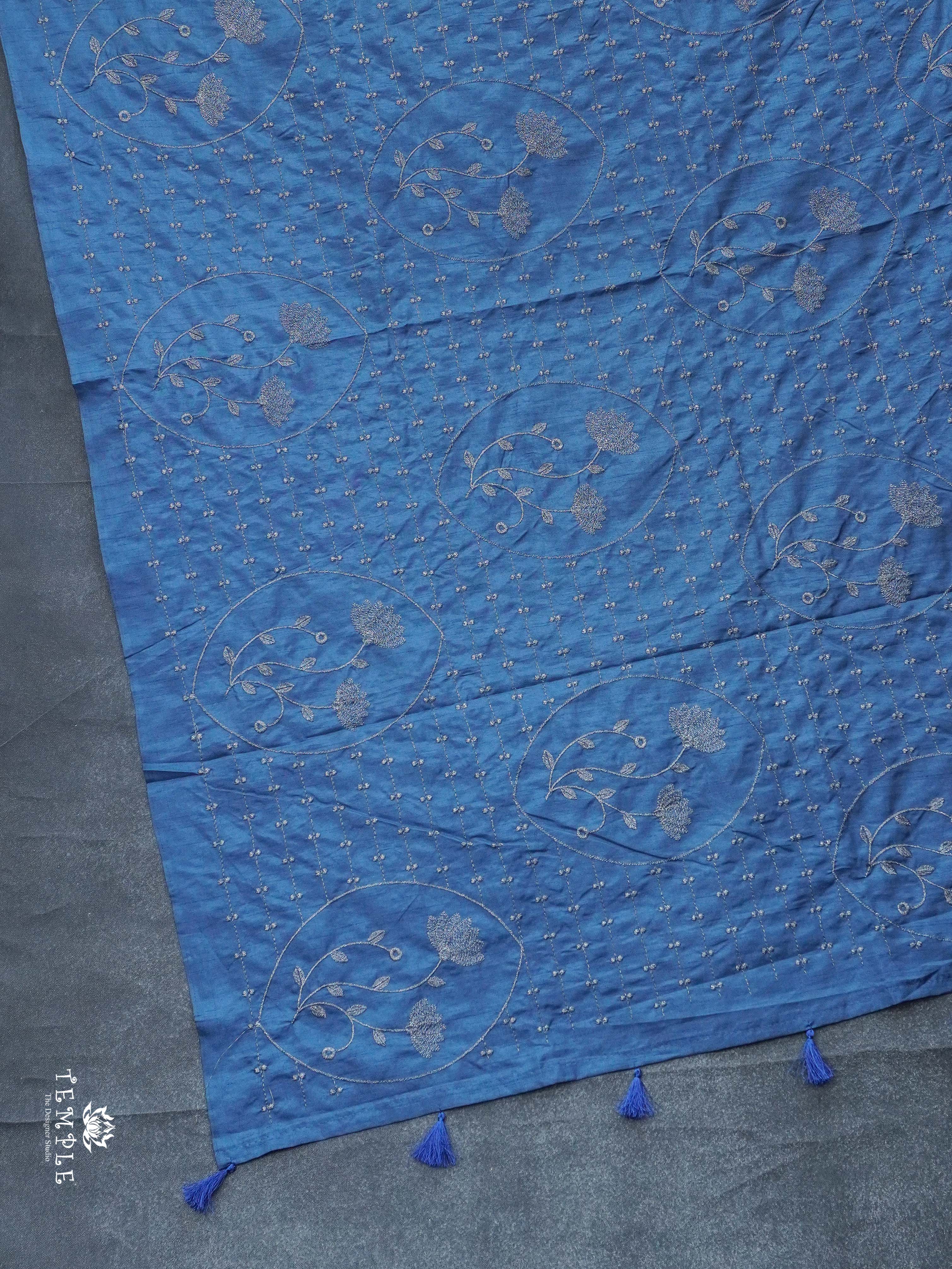 Raw Silk Saree With Zari Work | TTDS2358
