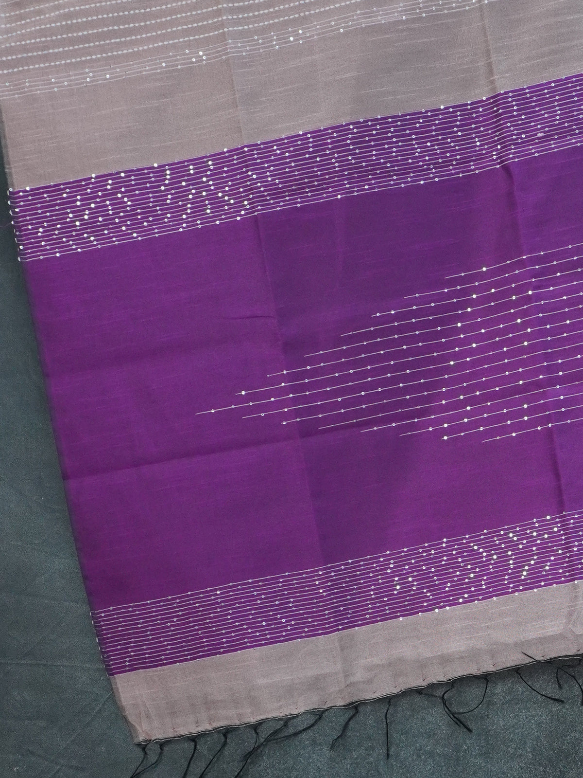Raw Silk Saree with sequins Work | TTDS2100