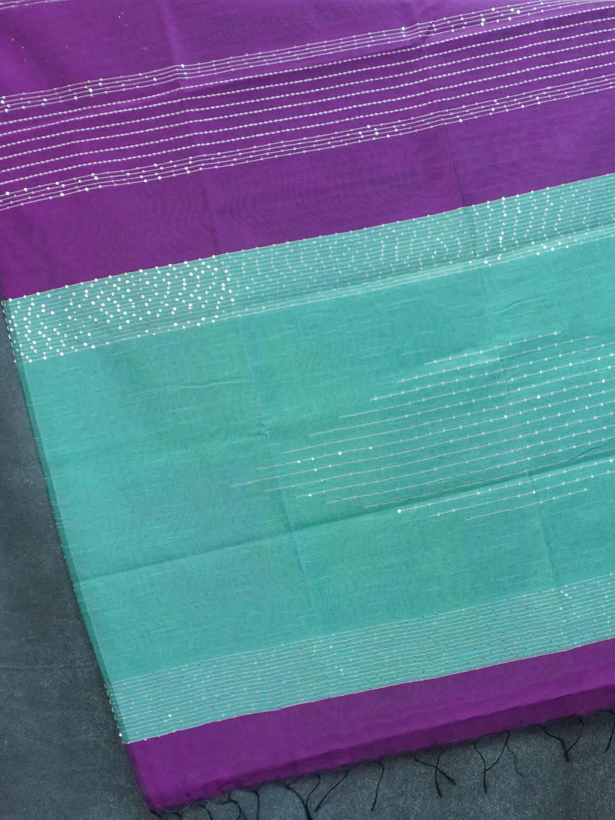 Raw Silk Saree with sequins Work | TTDS2100