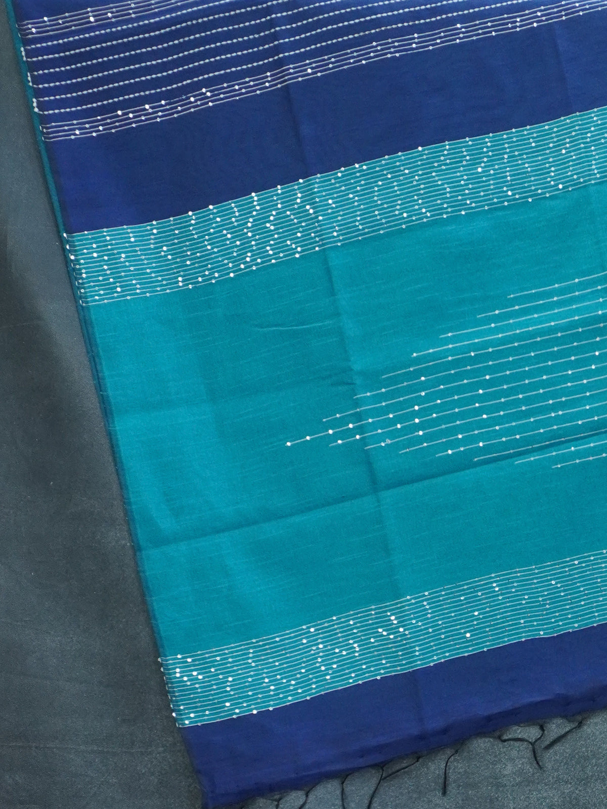 Raw Silk Saree with sequins Work | TTDS2100
