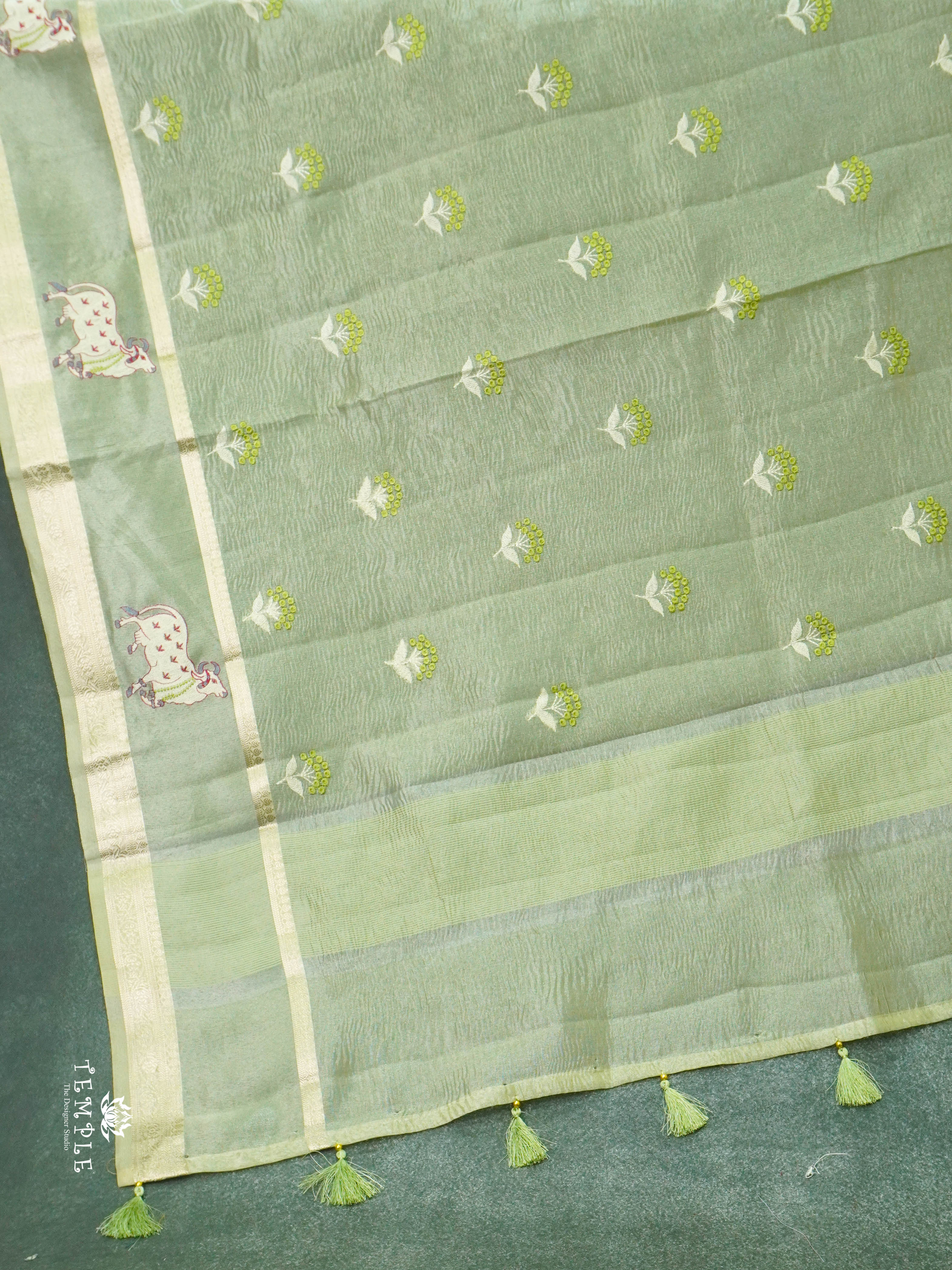 Tissue Organza Saree | TTDS1385 | Sparkling Deals