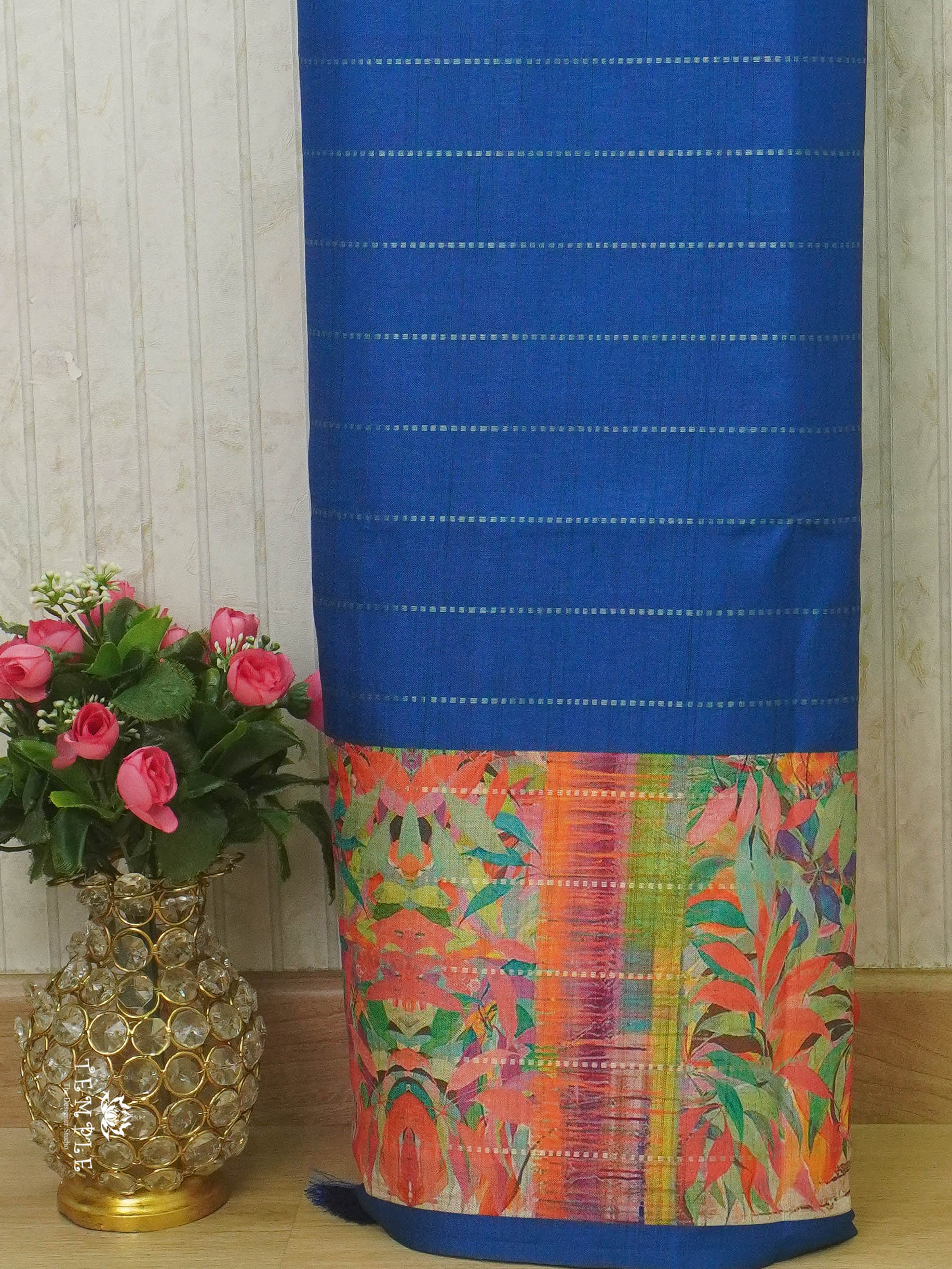 Tussar Soft Silk Saree With Printed Pallu  | TTDS1411