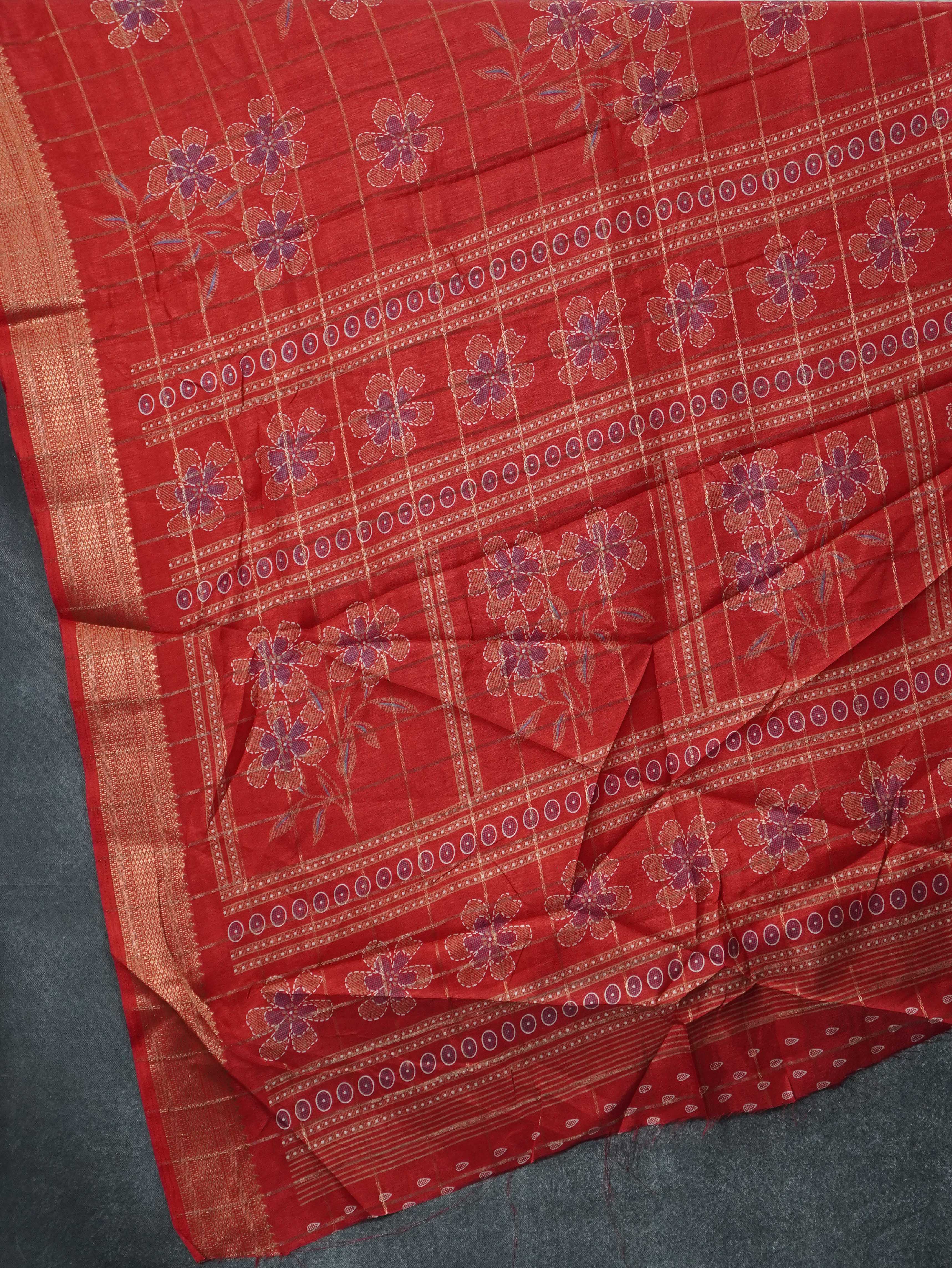 Linen Cotton Saree | TTDS3308