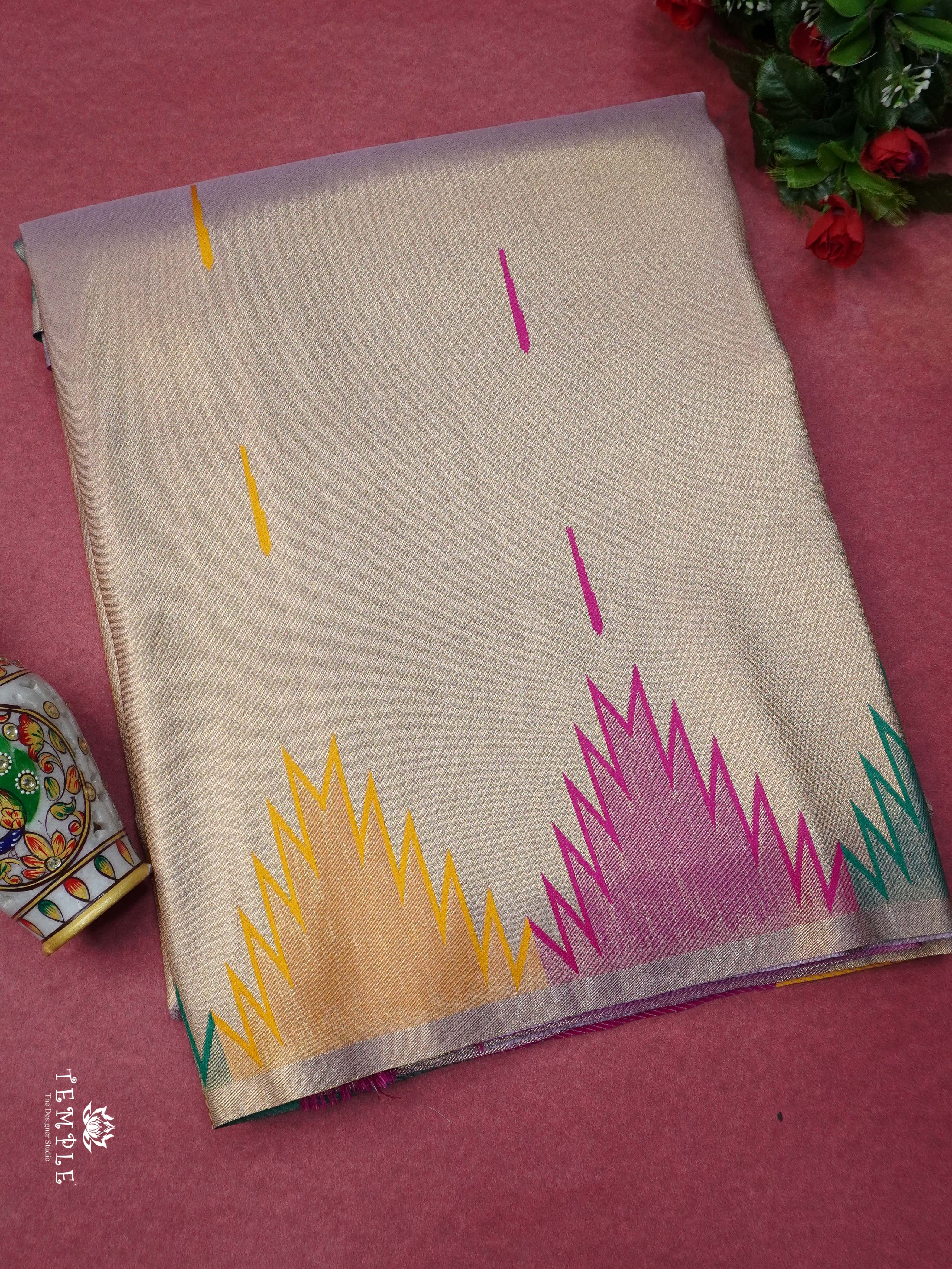 Tissue Silk Saree With Muniyas Pattern | TTDS2336 | PRE BOOKING