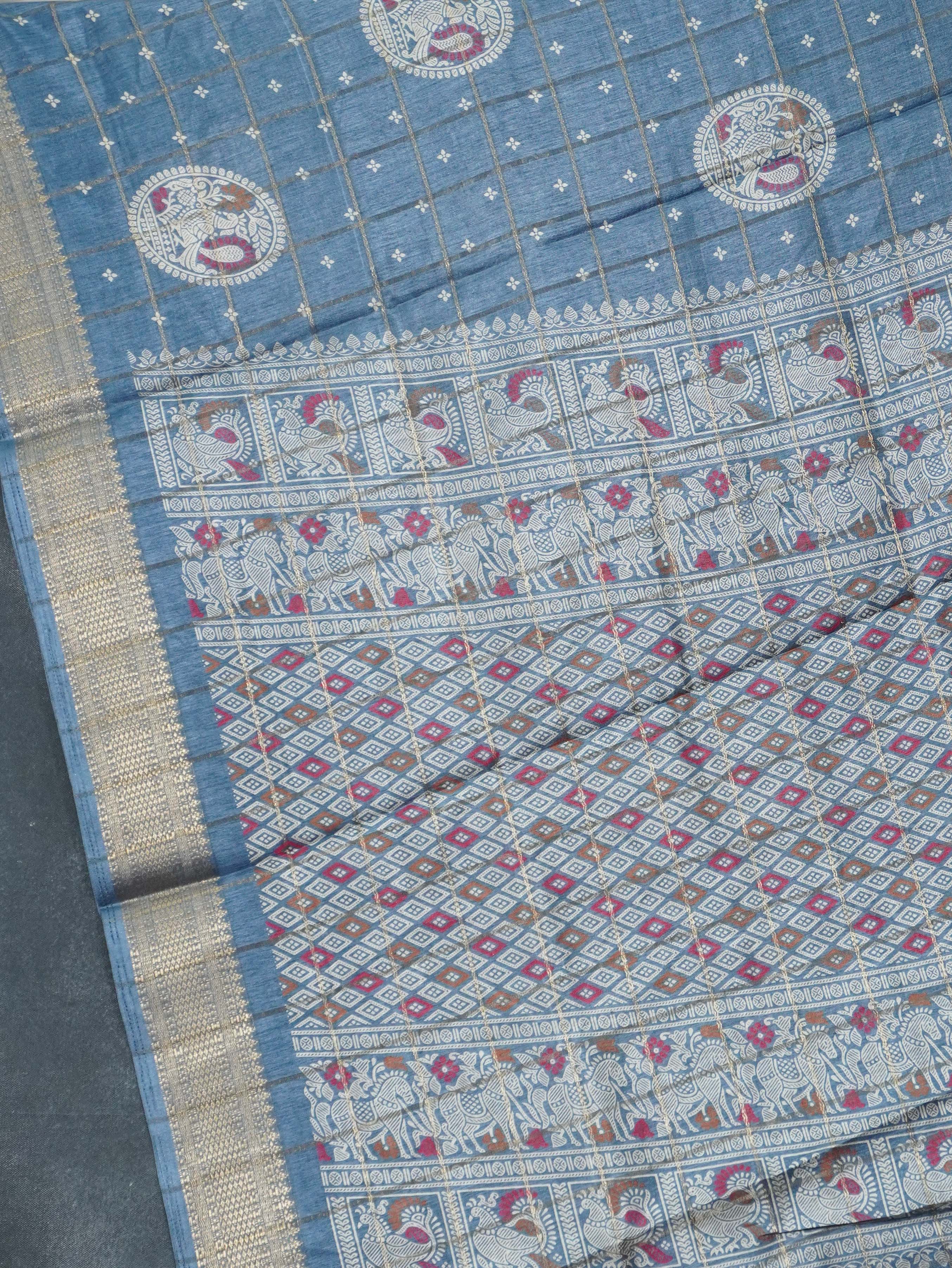 Printed Dola Saree | TTDS3301