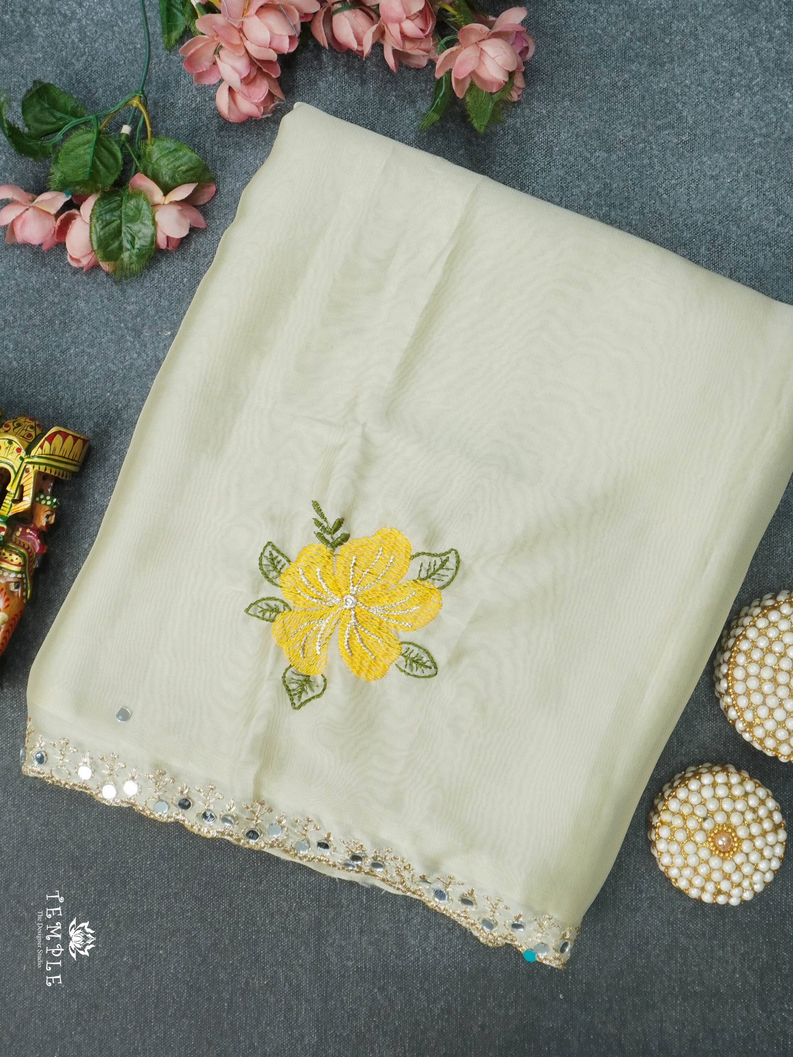 Fendi Organza Saree | TTDS2846