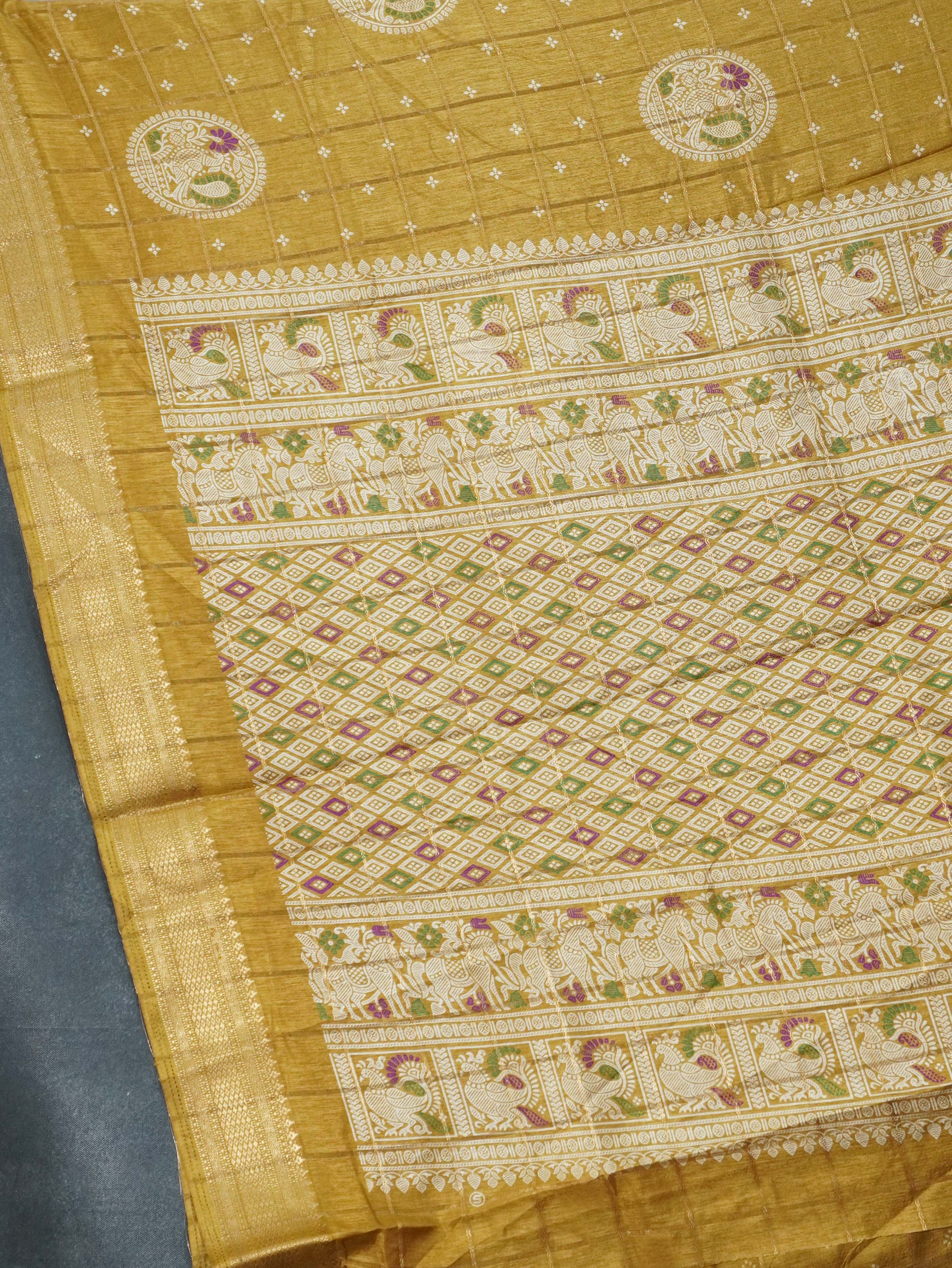 Printed Dola Saree | TTDS3301