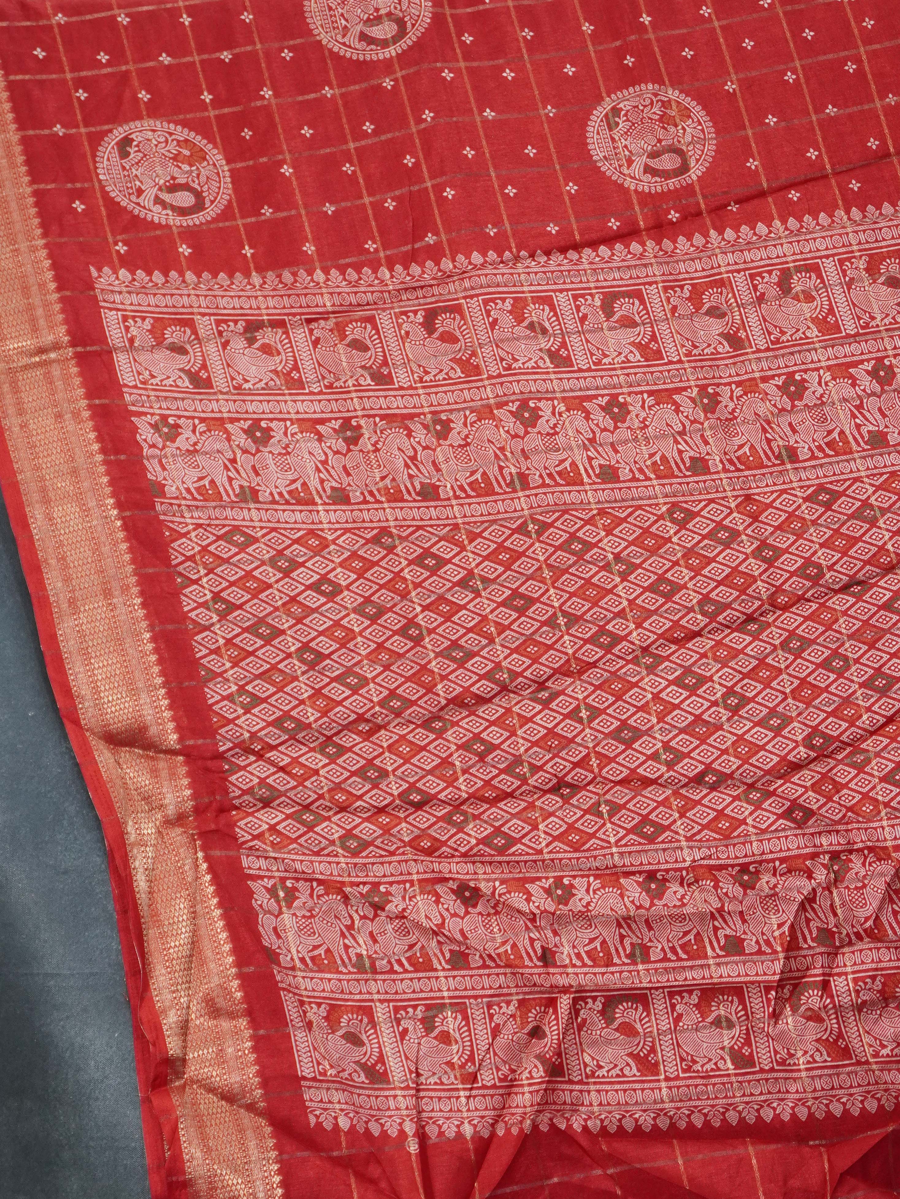 Printed Dola Saree | TTDS3301