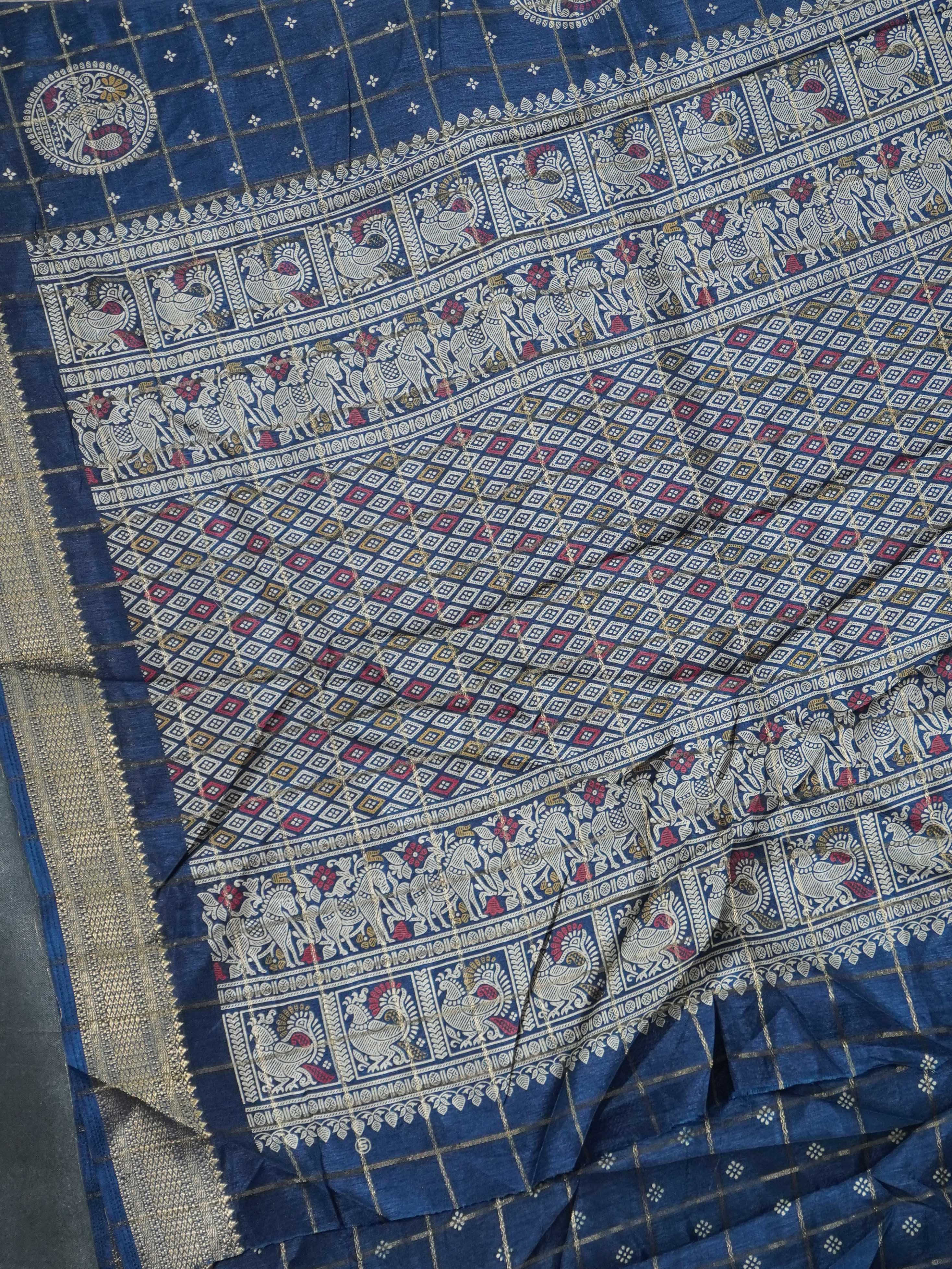 Printed Dola Saree | TTDS3301