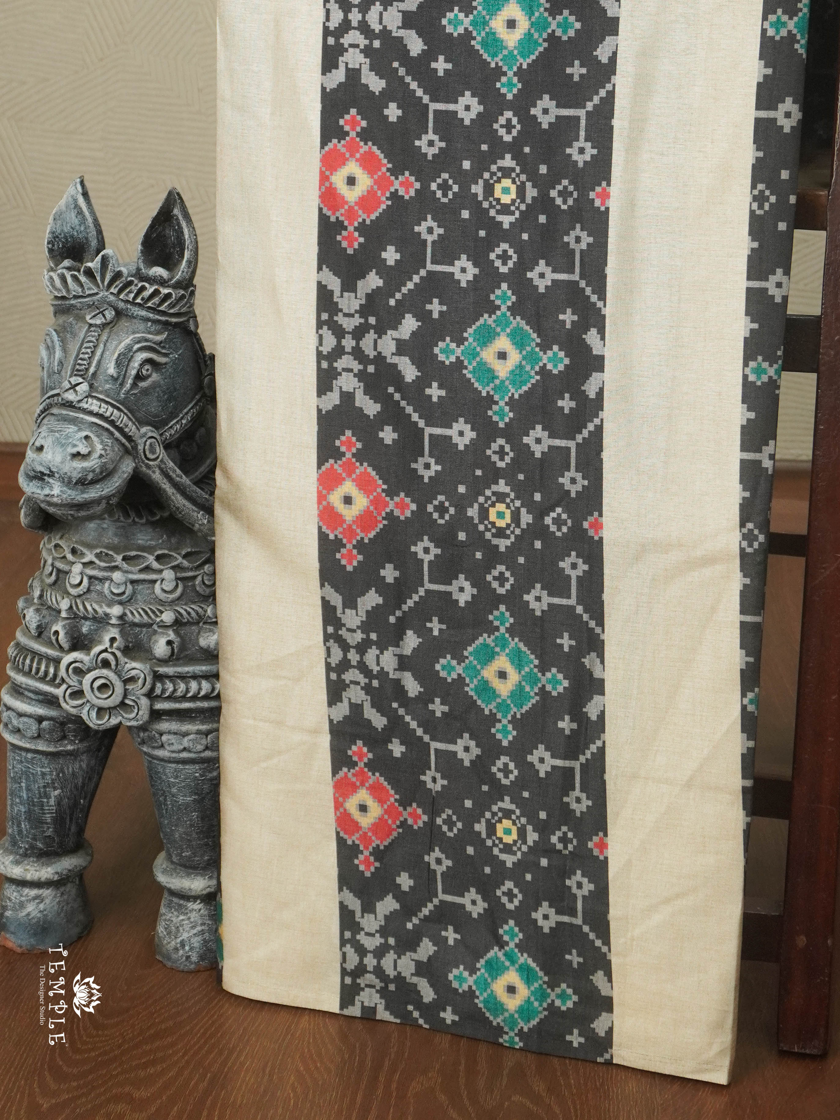 Printed Tussar Silk Saree | TTDS2866