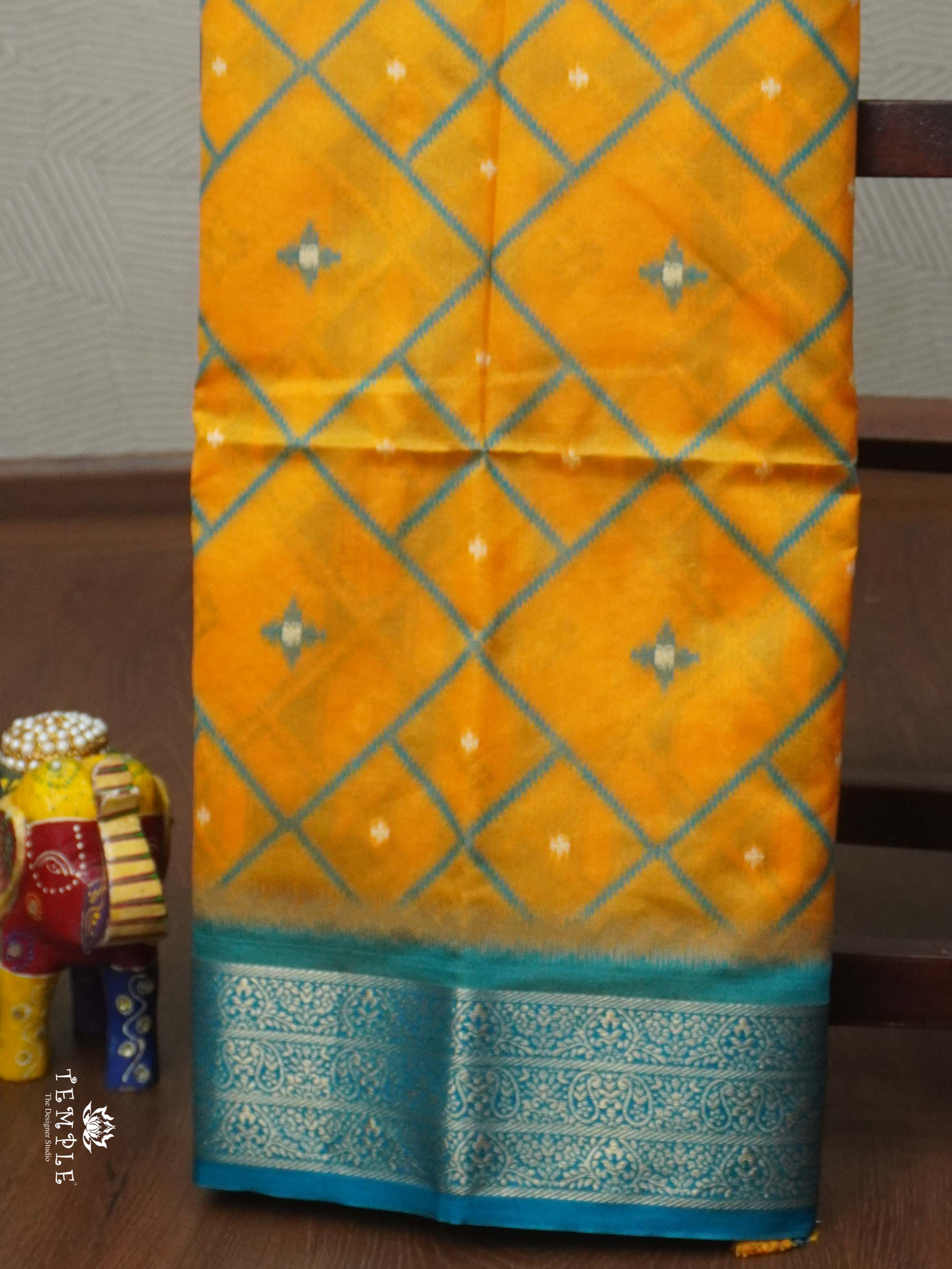 Raw Silk Saree With Jacquard border | TTDS1882