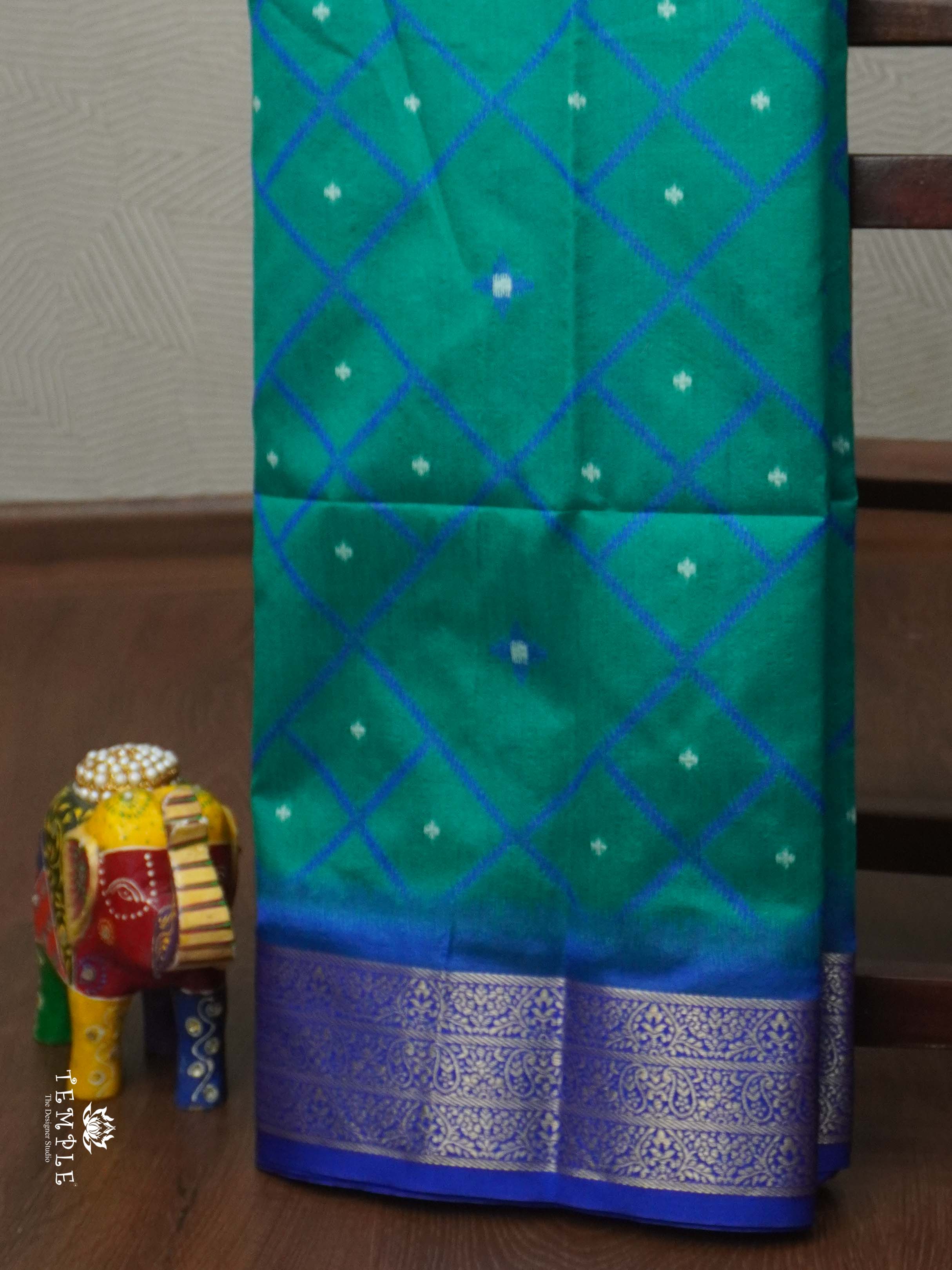 Raw Silk Saree With Jacquard border | TTDS1882