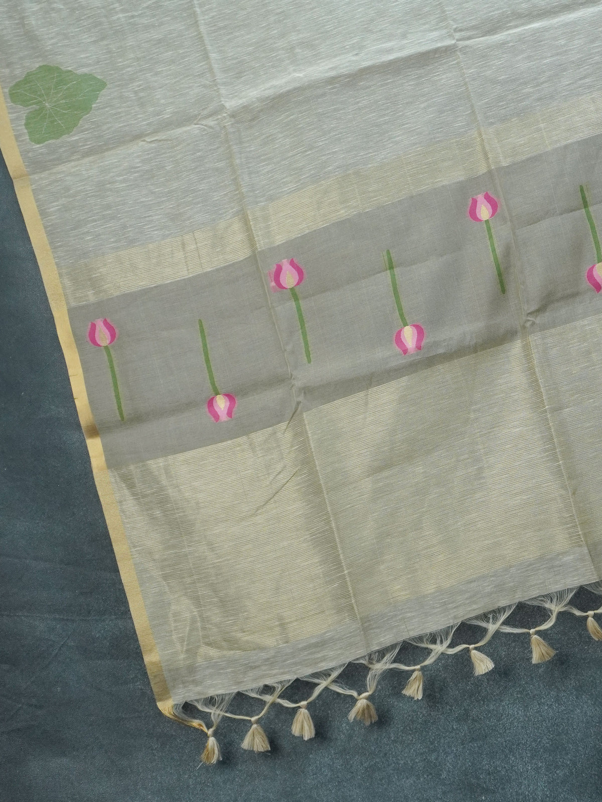 Linen Cotton Saree | TTDS3686