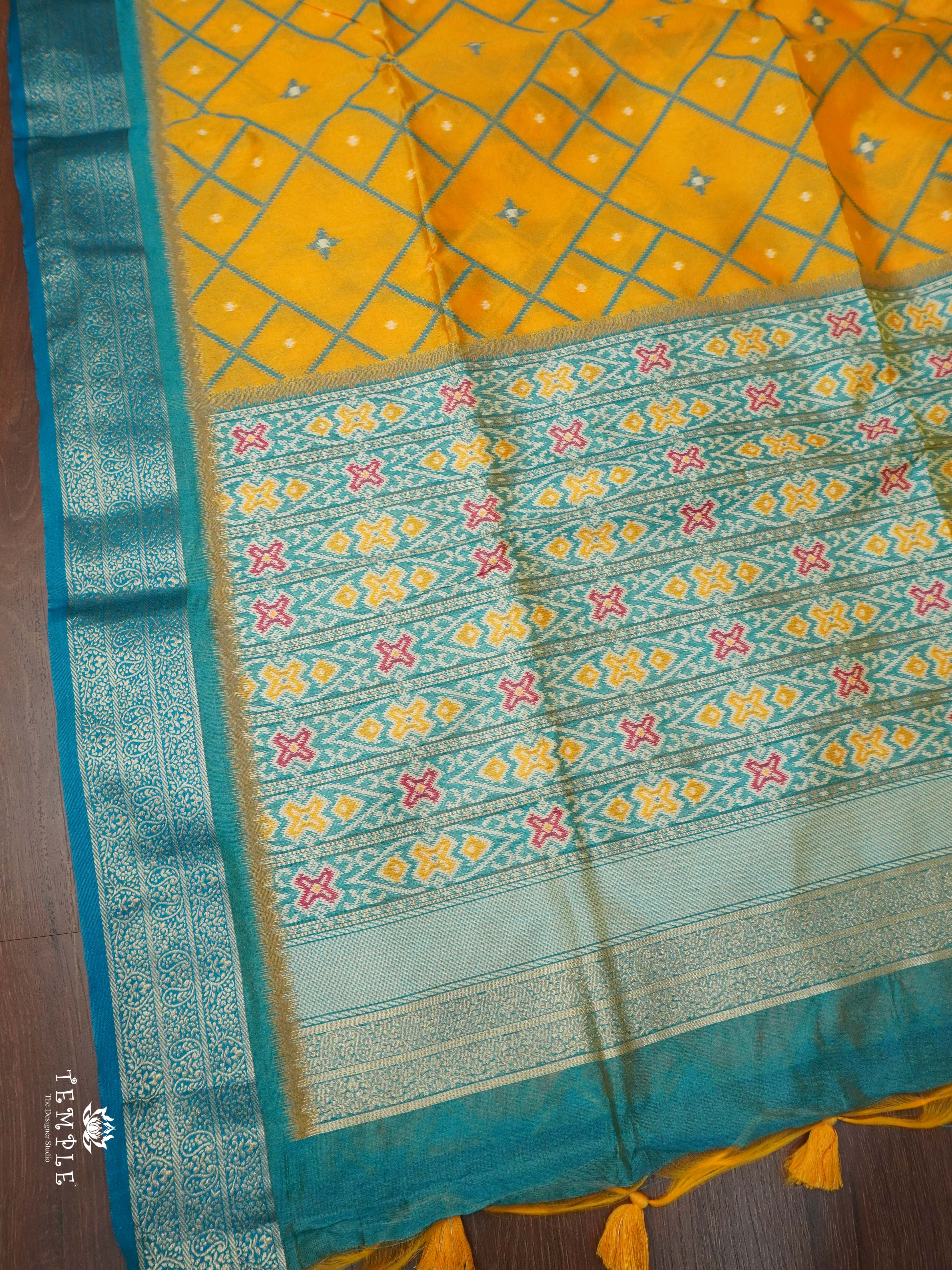 Raw Silk Saree With Jacquard border | TTDS1882