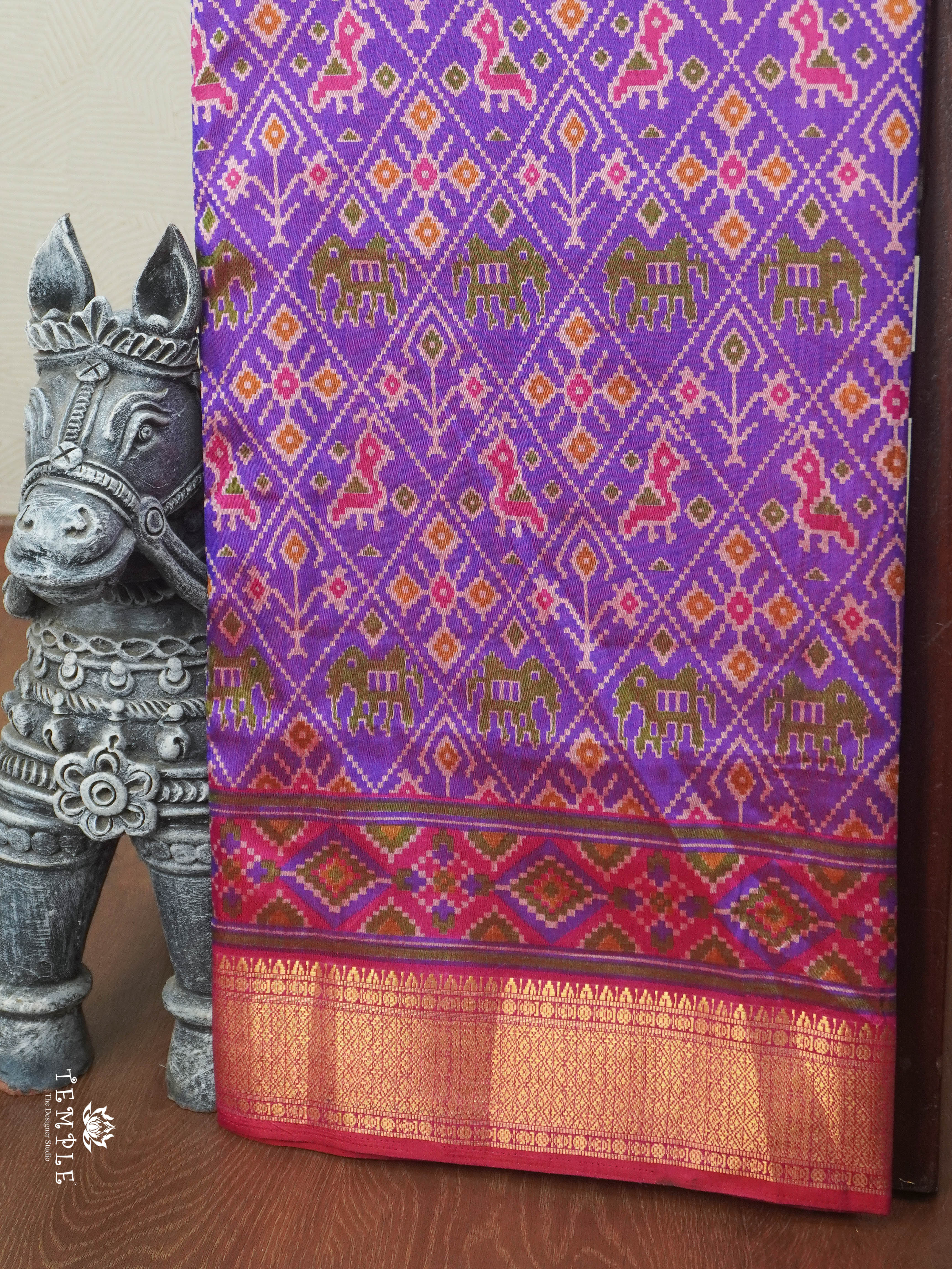 Printed Patola Silk Saree | TTDS2858