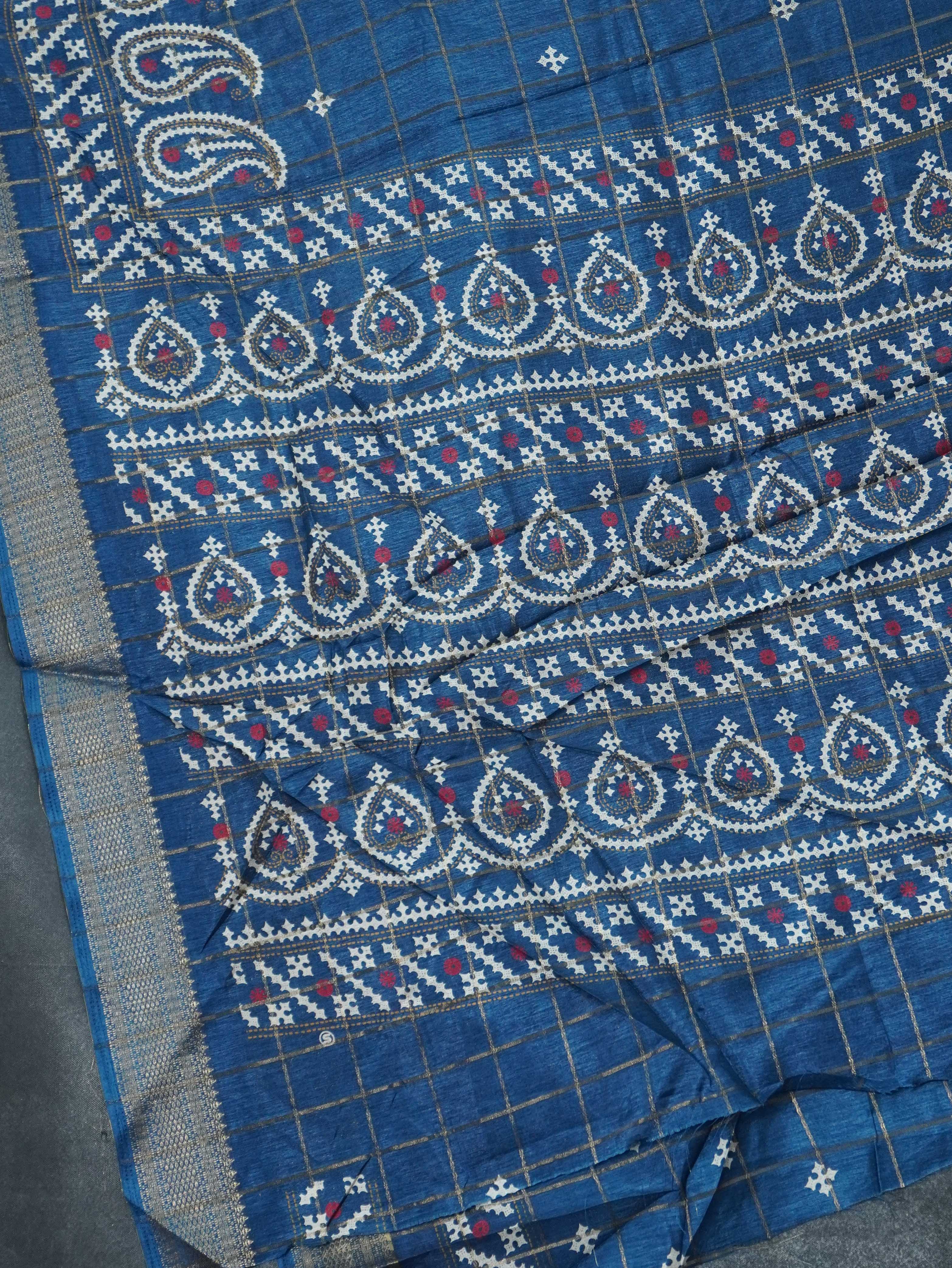 Printed Dola Saree | TTDS3326