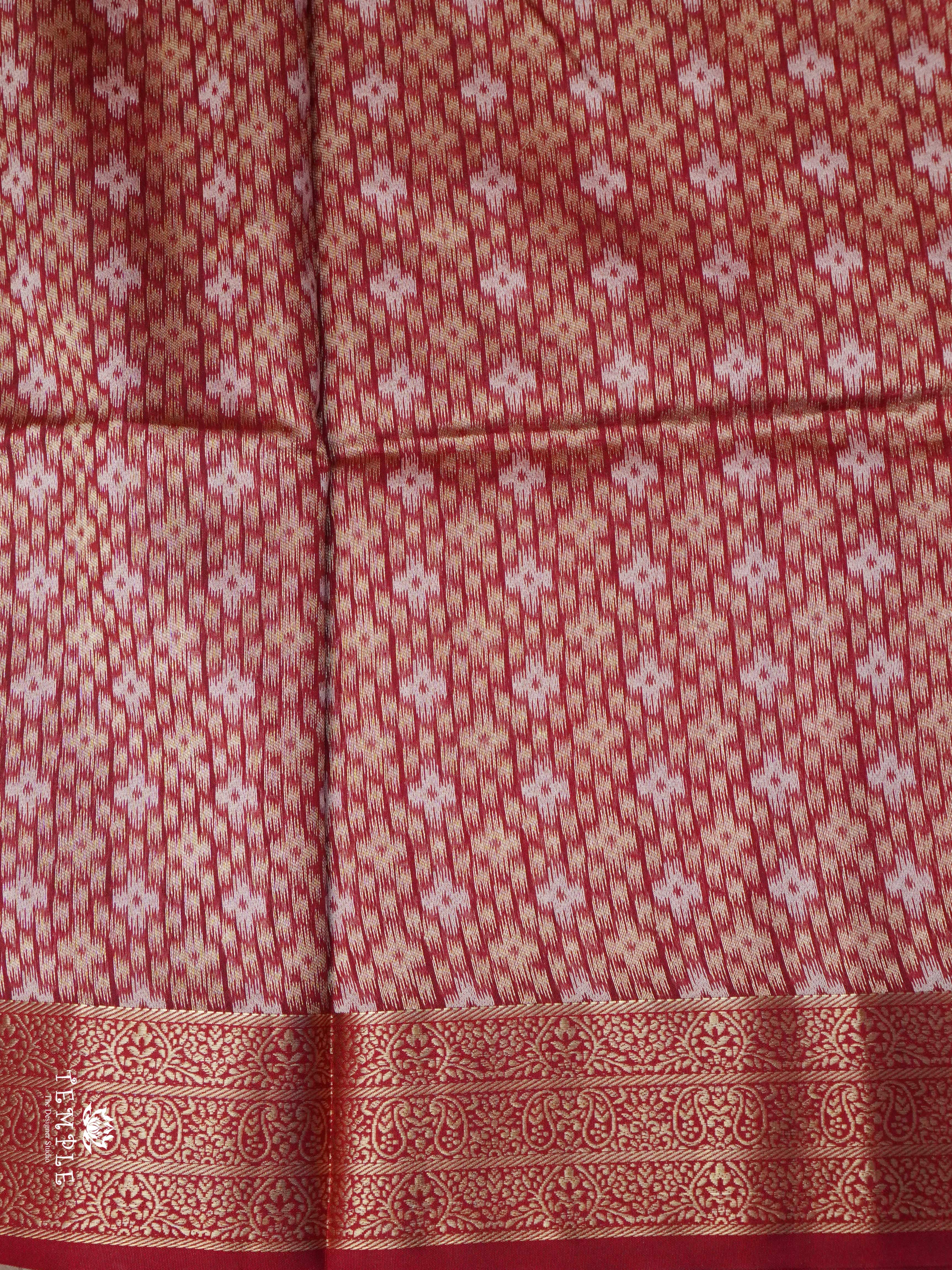 Raw Silk Saree With Jacquard border | TTDS1882