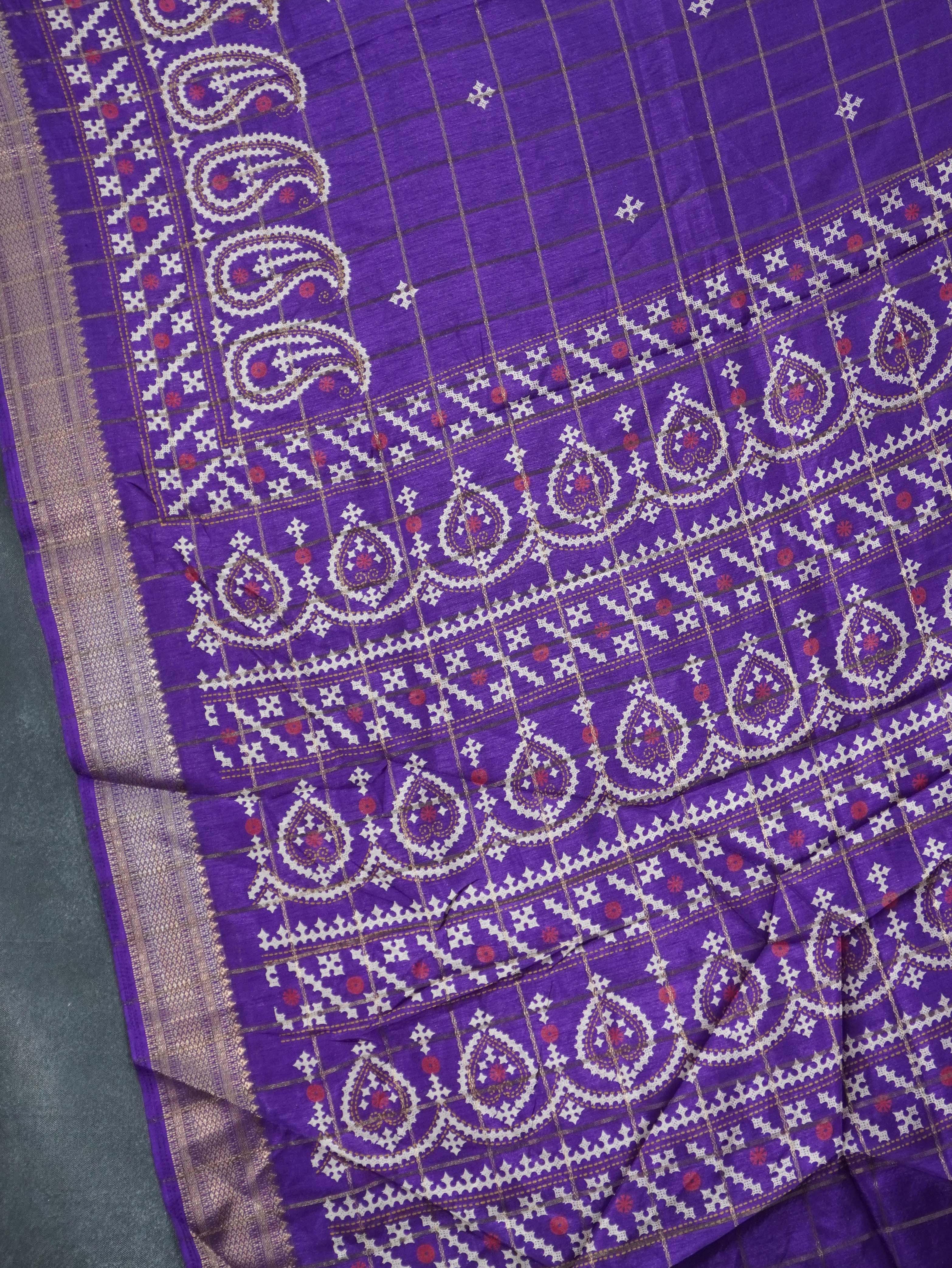 Printed Dola Saree | TTDS3326