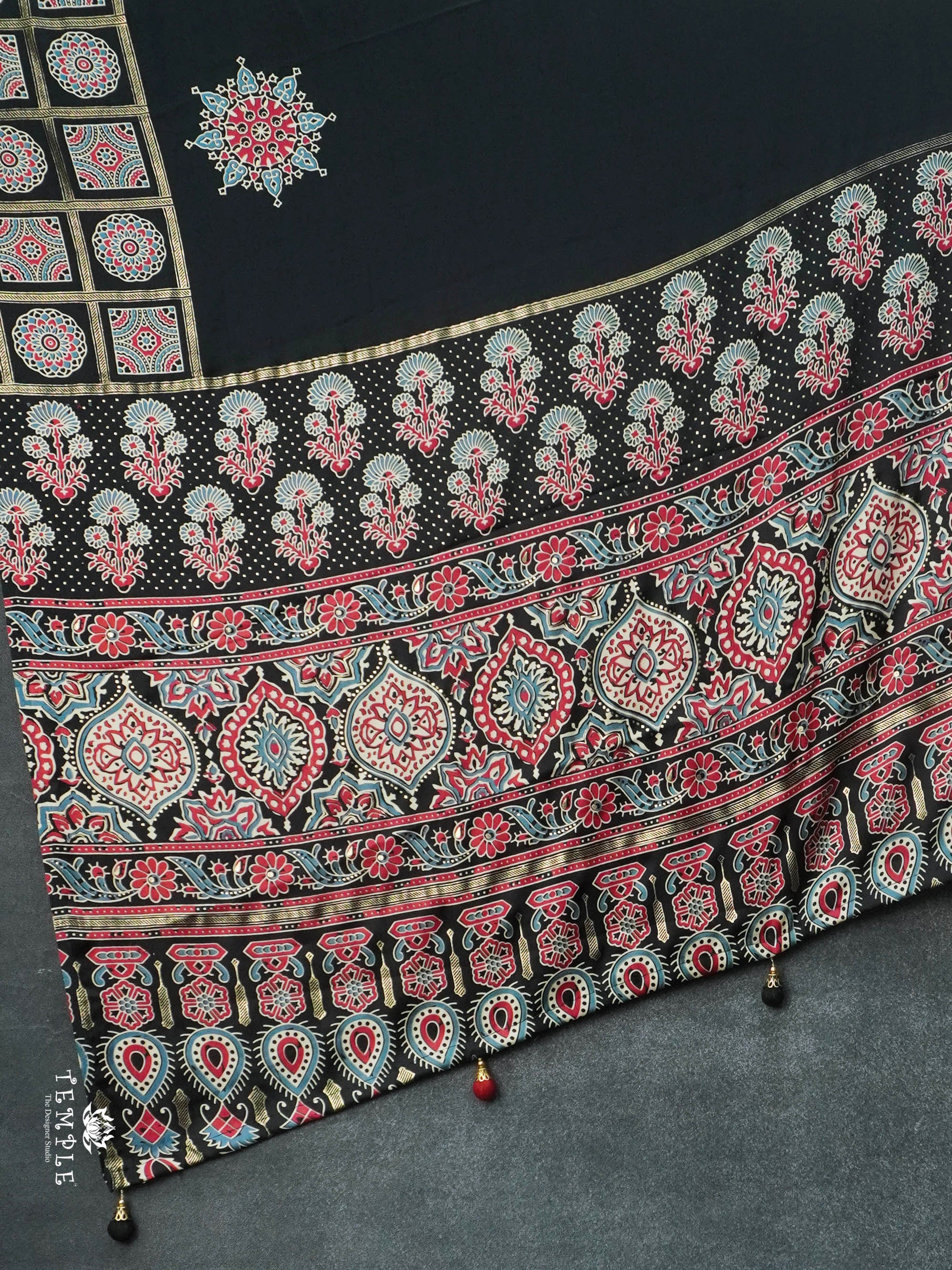 Printed Semi Modal Silk Saree | TTDS2857