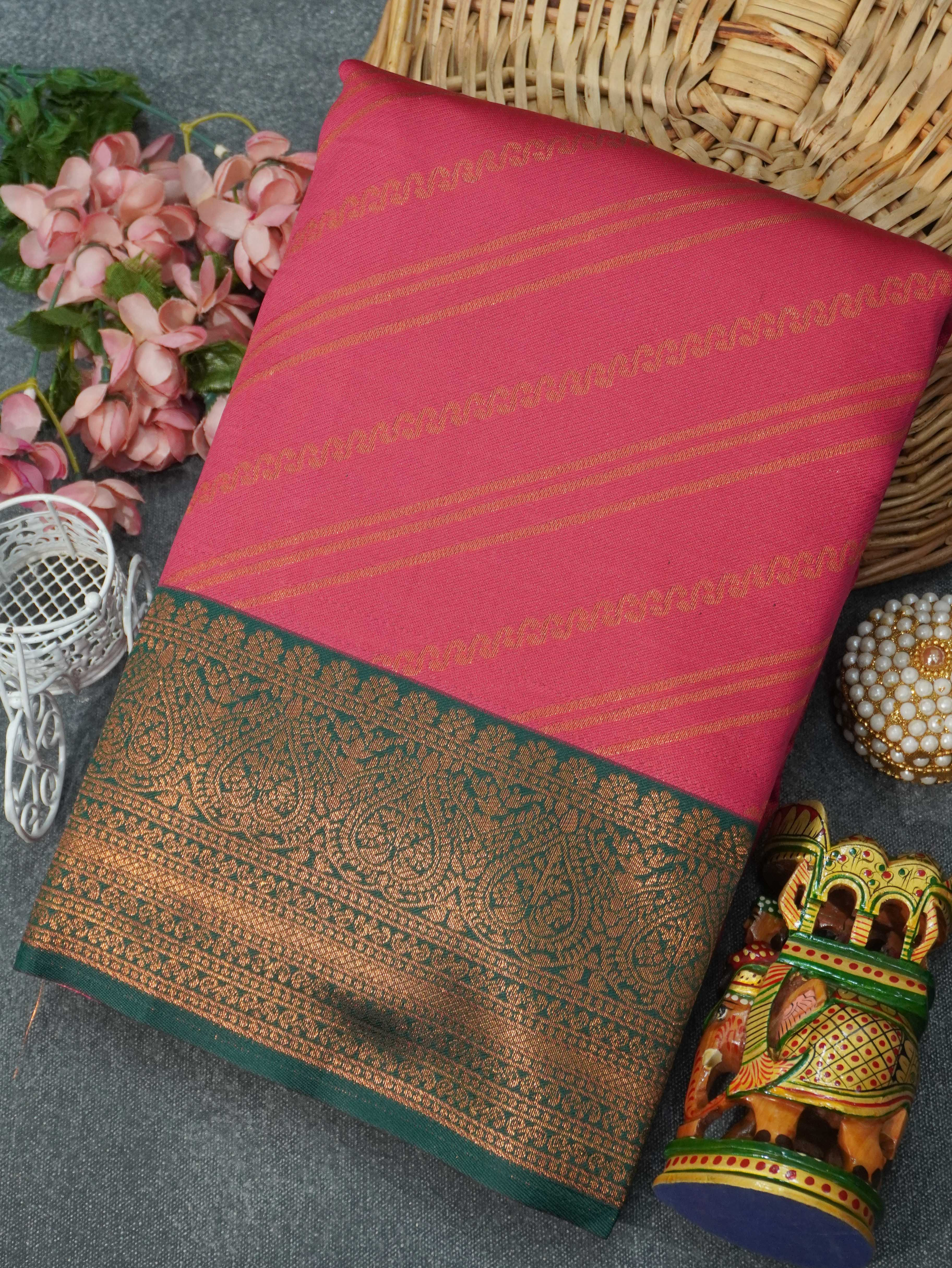Semi Silk Saree | TTDS3283