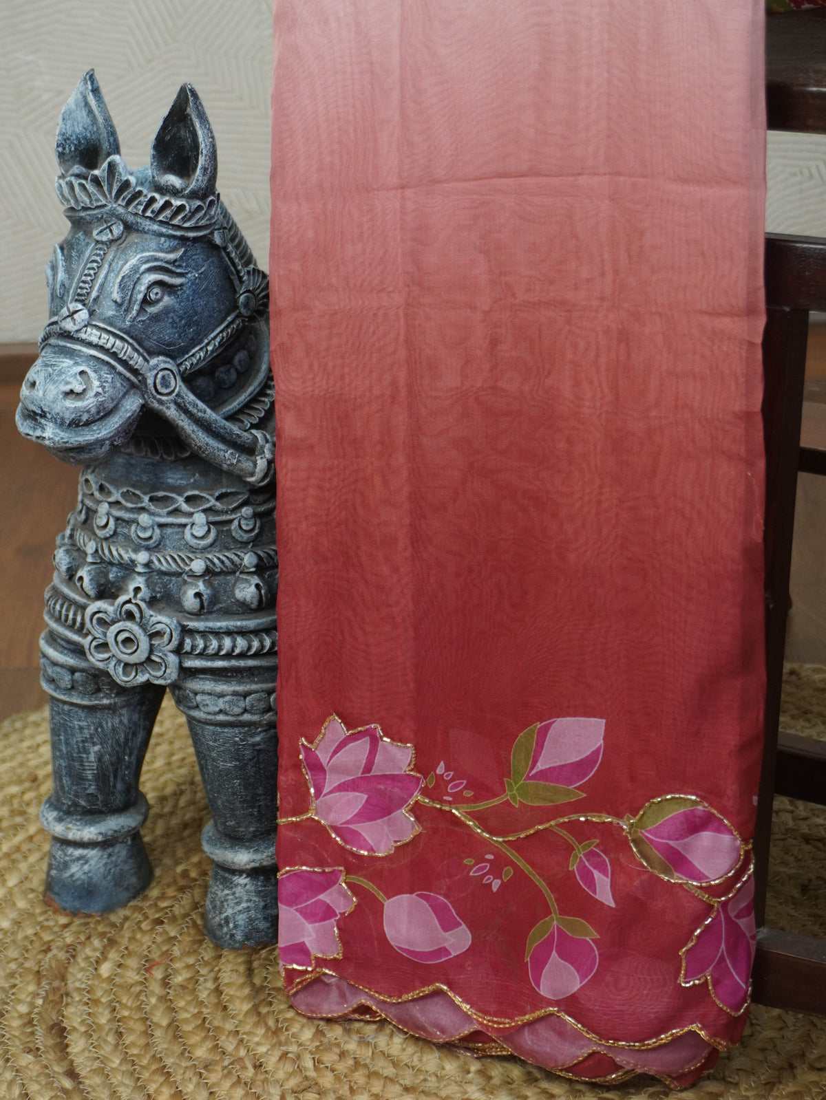Fancy Organza Saree | TTDS3698
