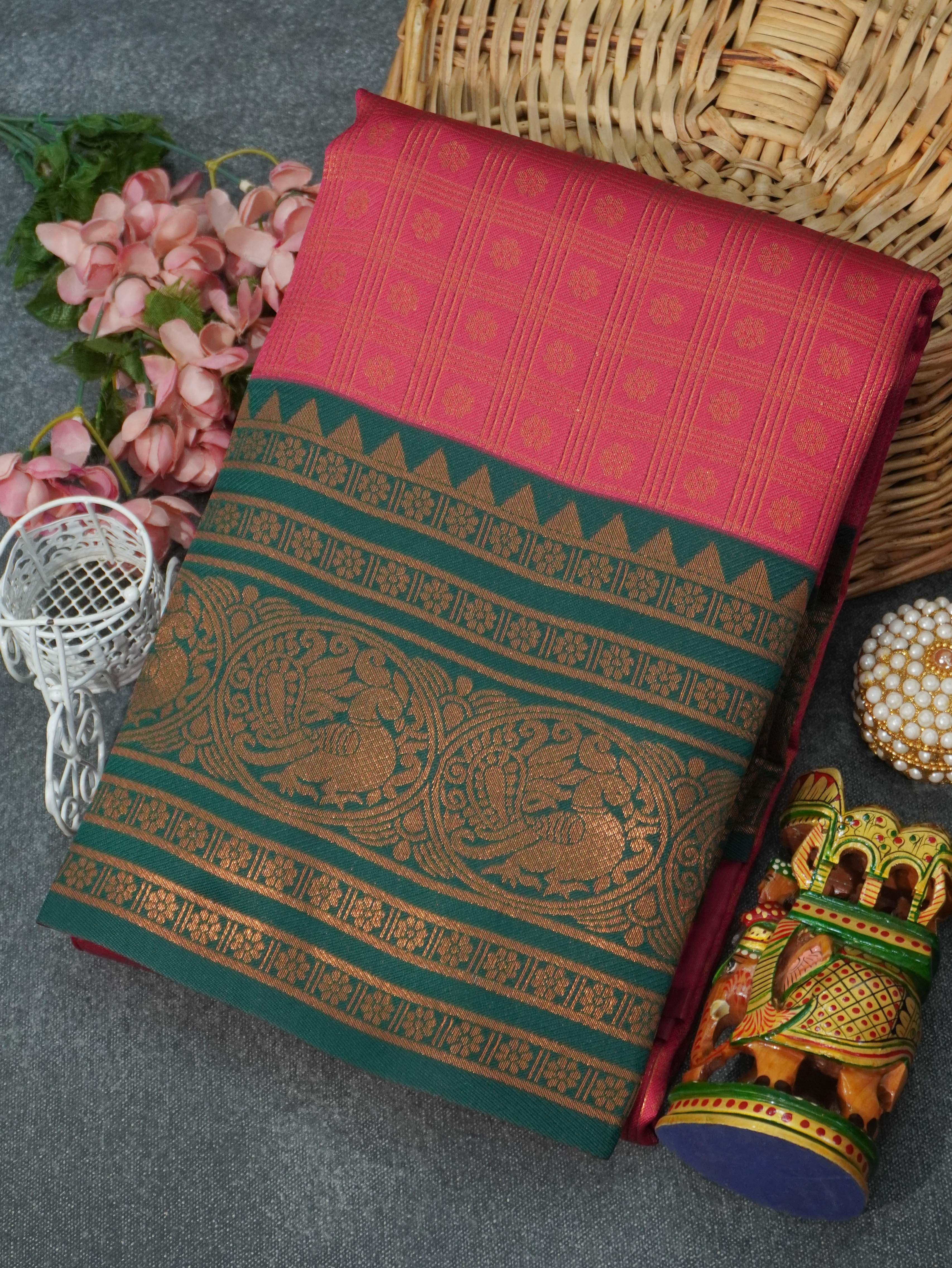 Semi Silk Saree | TTDS3268