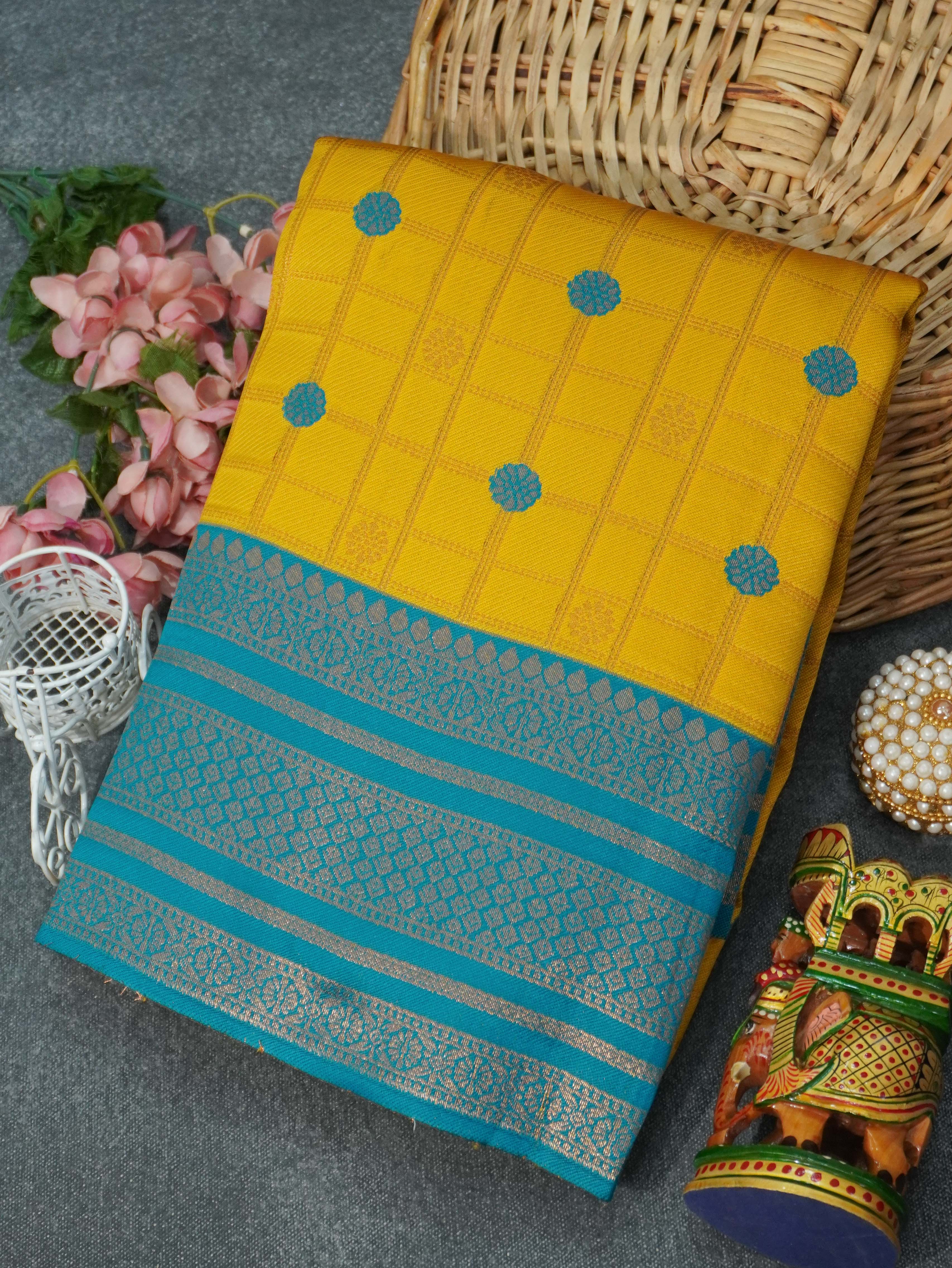 Semi Silk Saree | TTDS3295