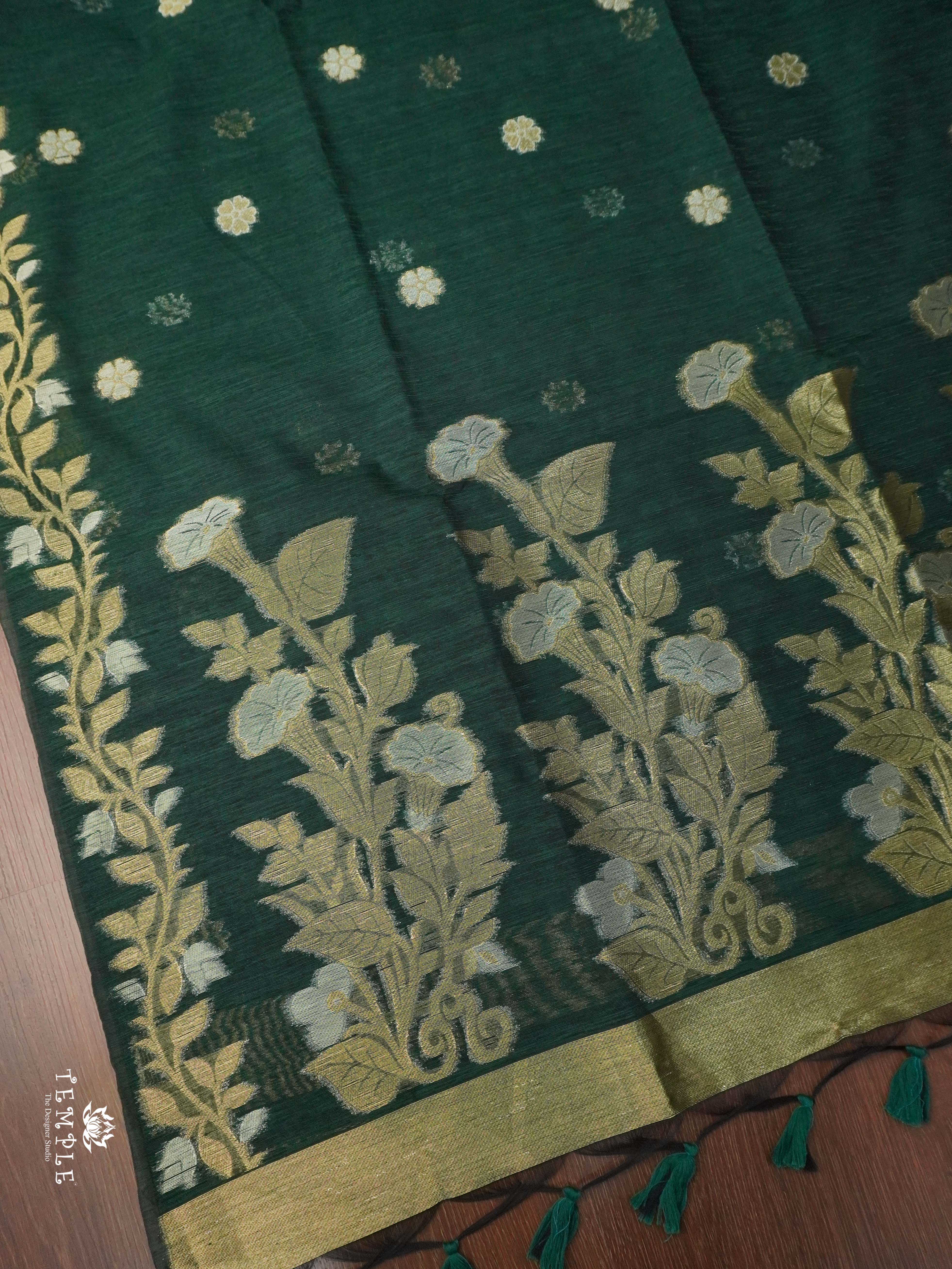 Linen Cotton Saree | TTDS1877 | PRE BOOKING