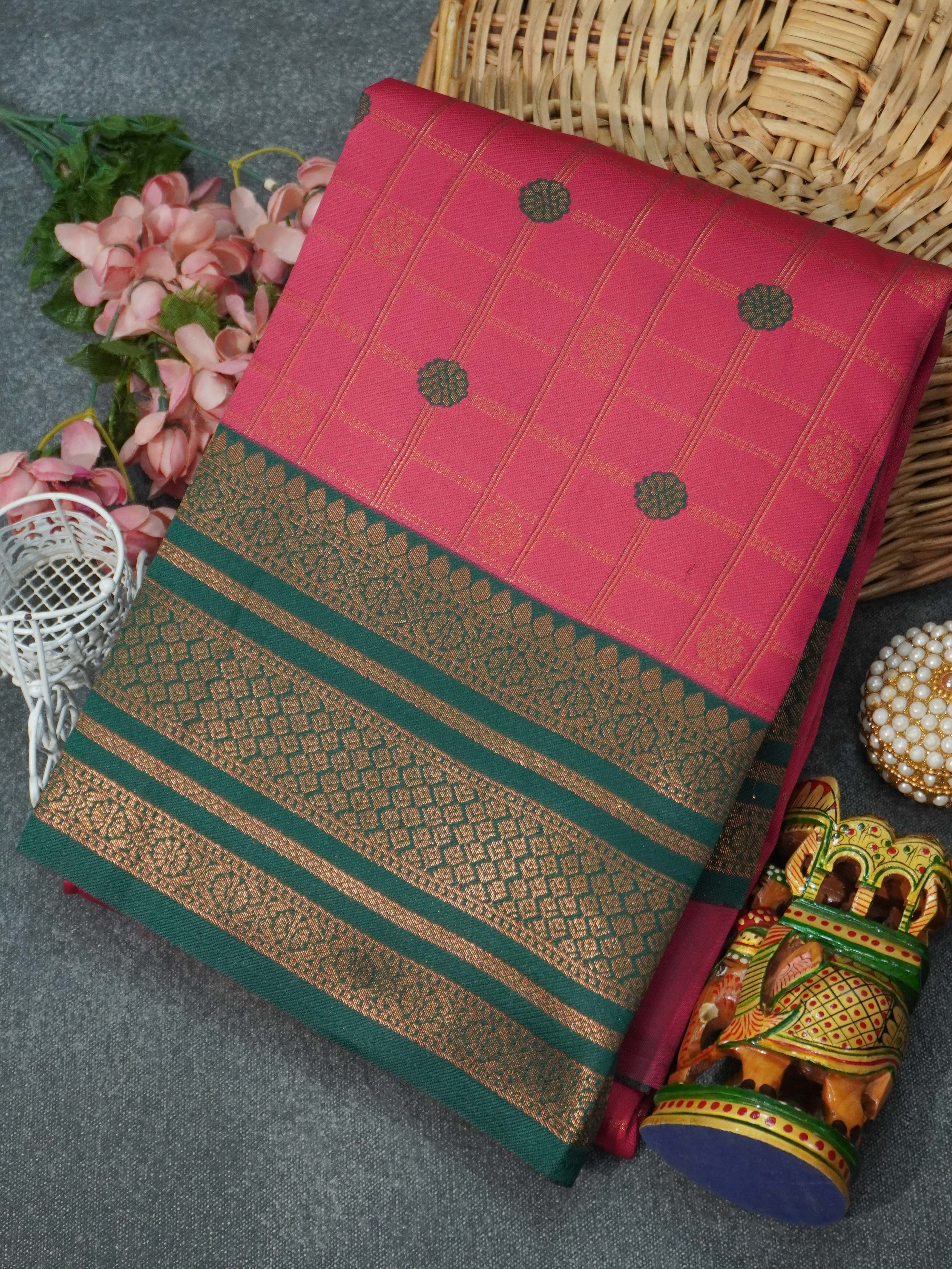 Semi Silk Saree | TTDS3295