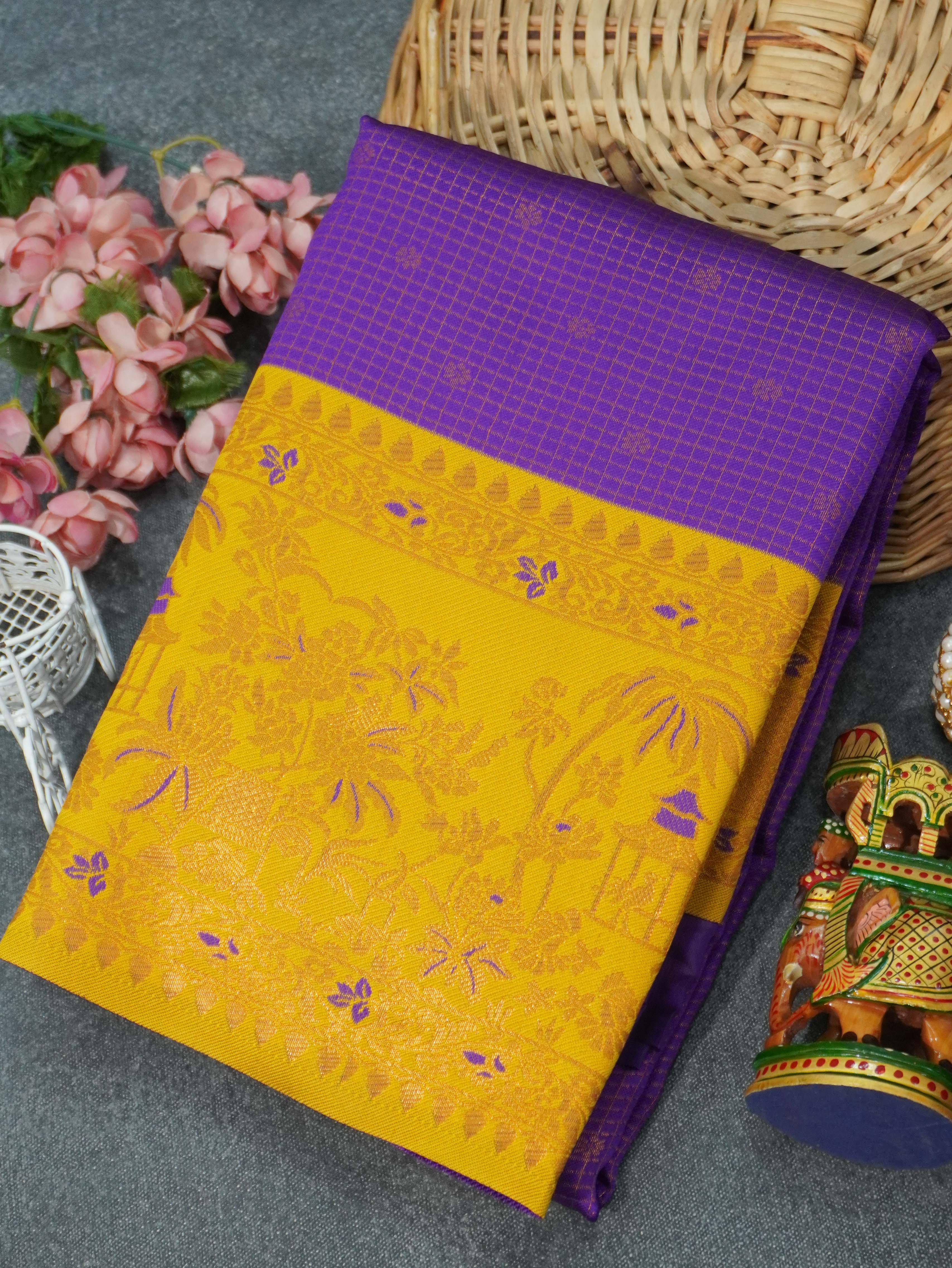 Semi Silk Saree | TTDS3296