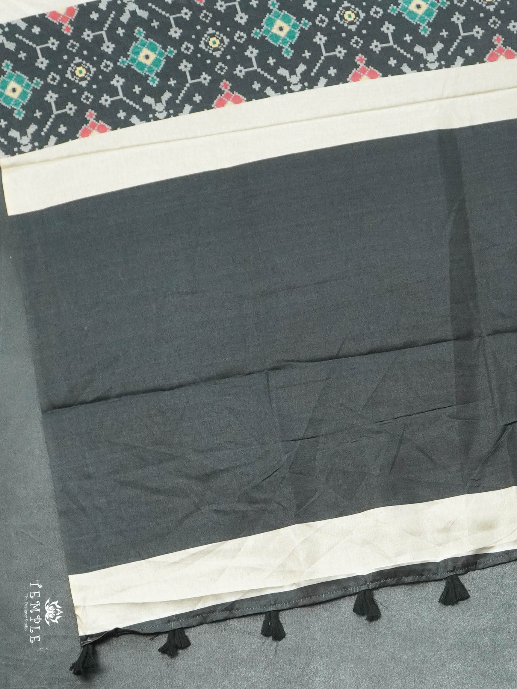 Printed Tussar Silk Saree | TTDS2866