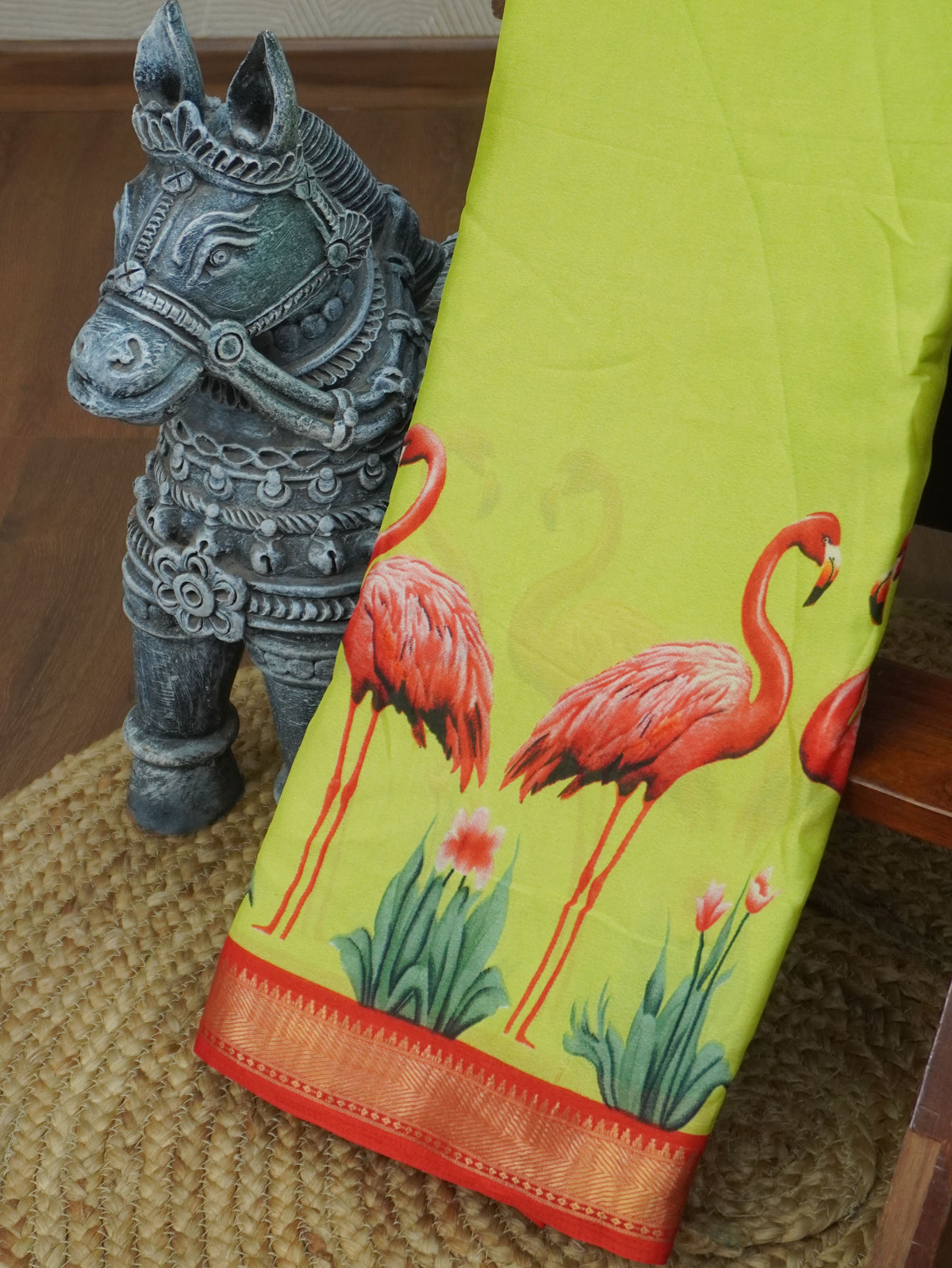 Semi Mysore Silk Saree | TTDS3707