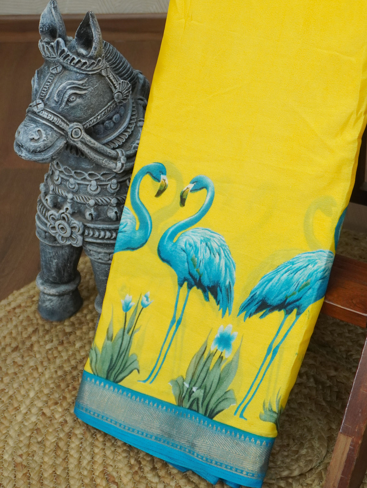 Semi Mysore Silk Saree | TTDS3707