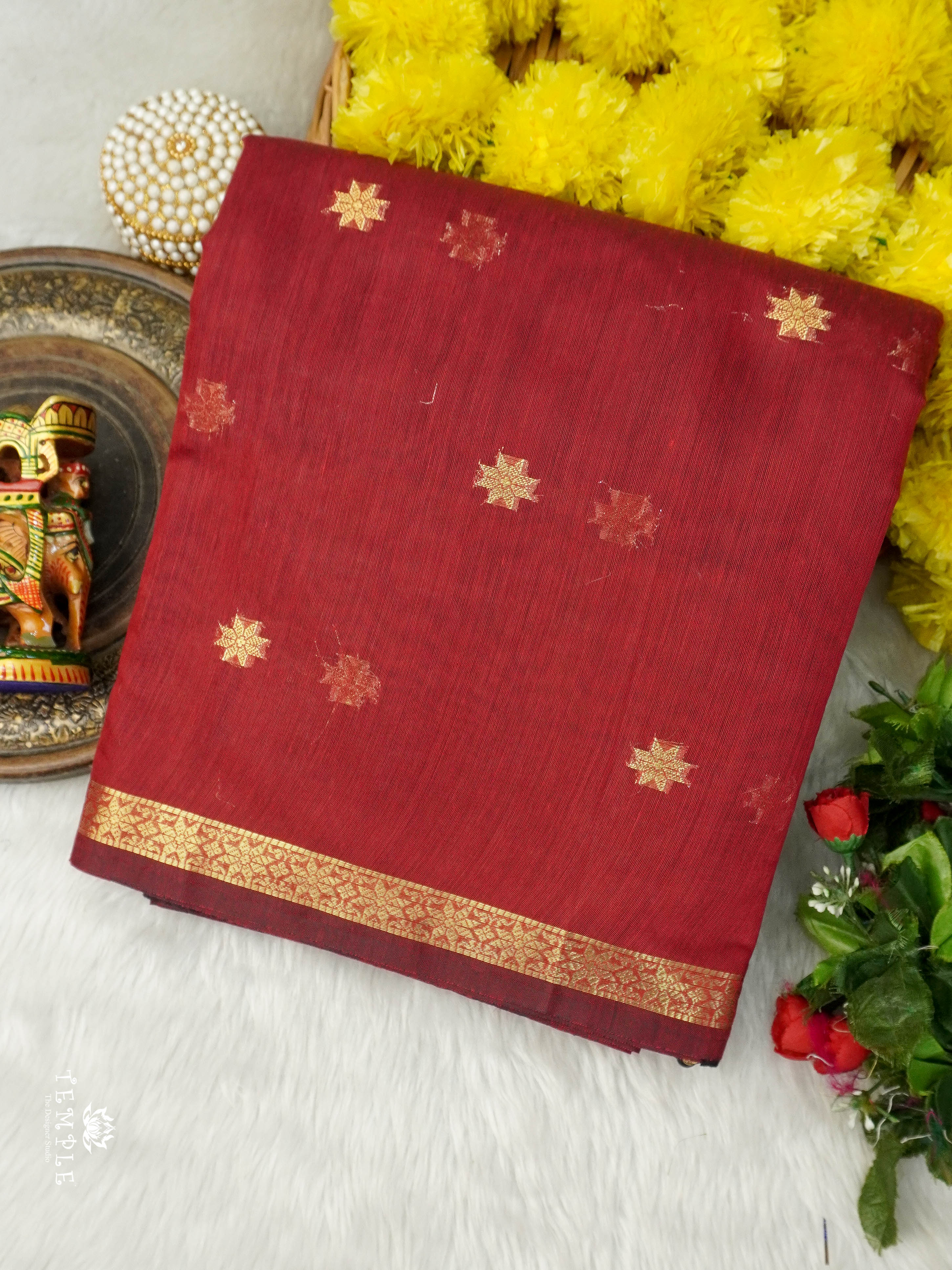 Maheshwari Cotton Saree | TTDS2871