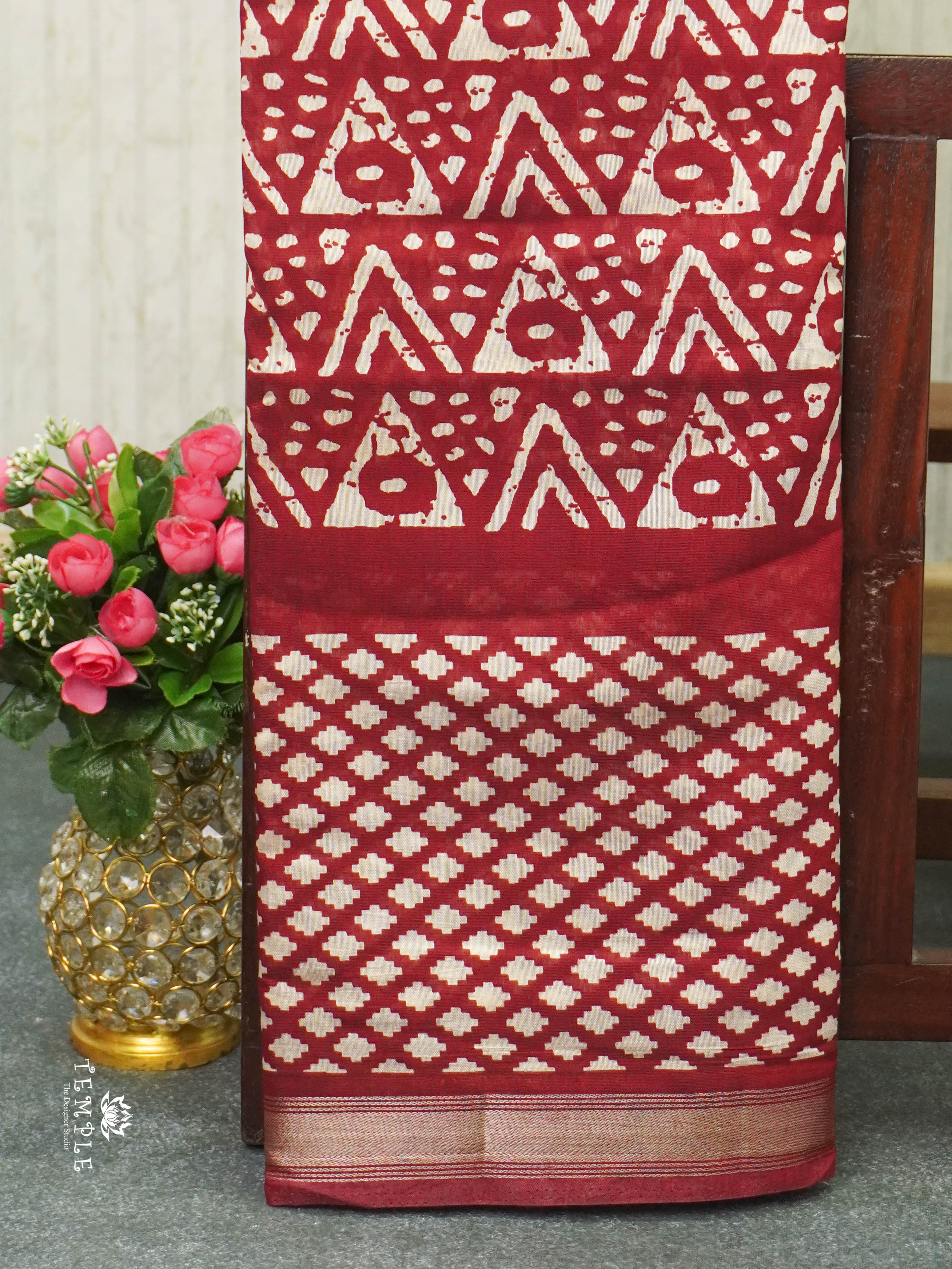 Chanderi Cotton Saree | TTDS1392 | Sparkling Deals