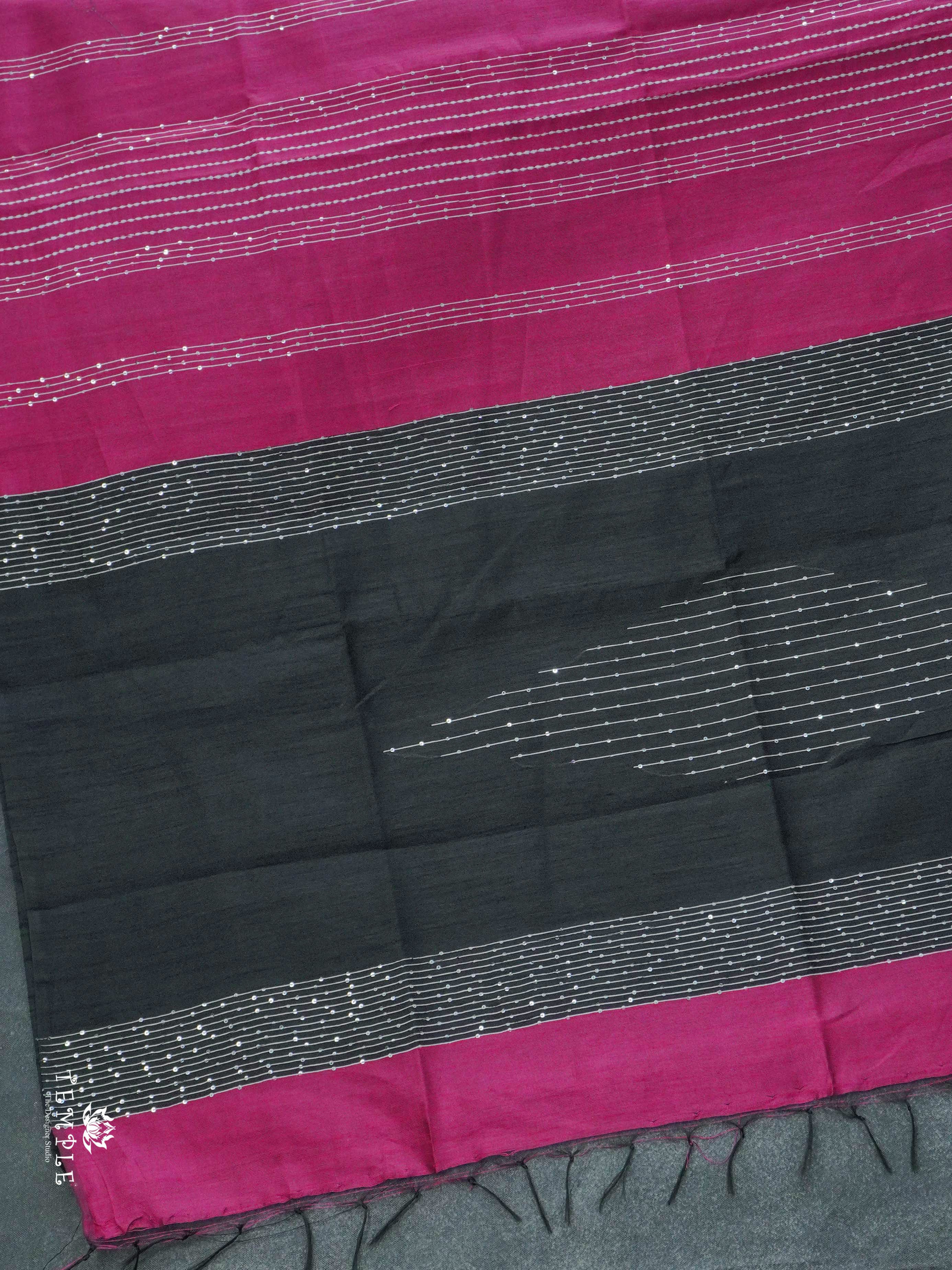 Raw Silk Saree with sequins Work | TTDS2100