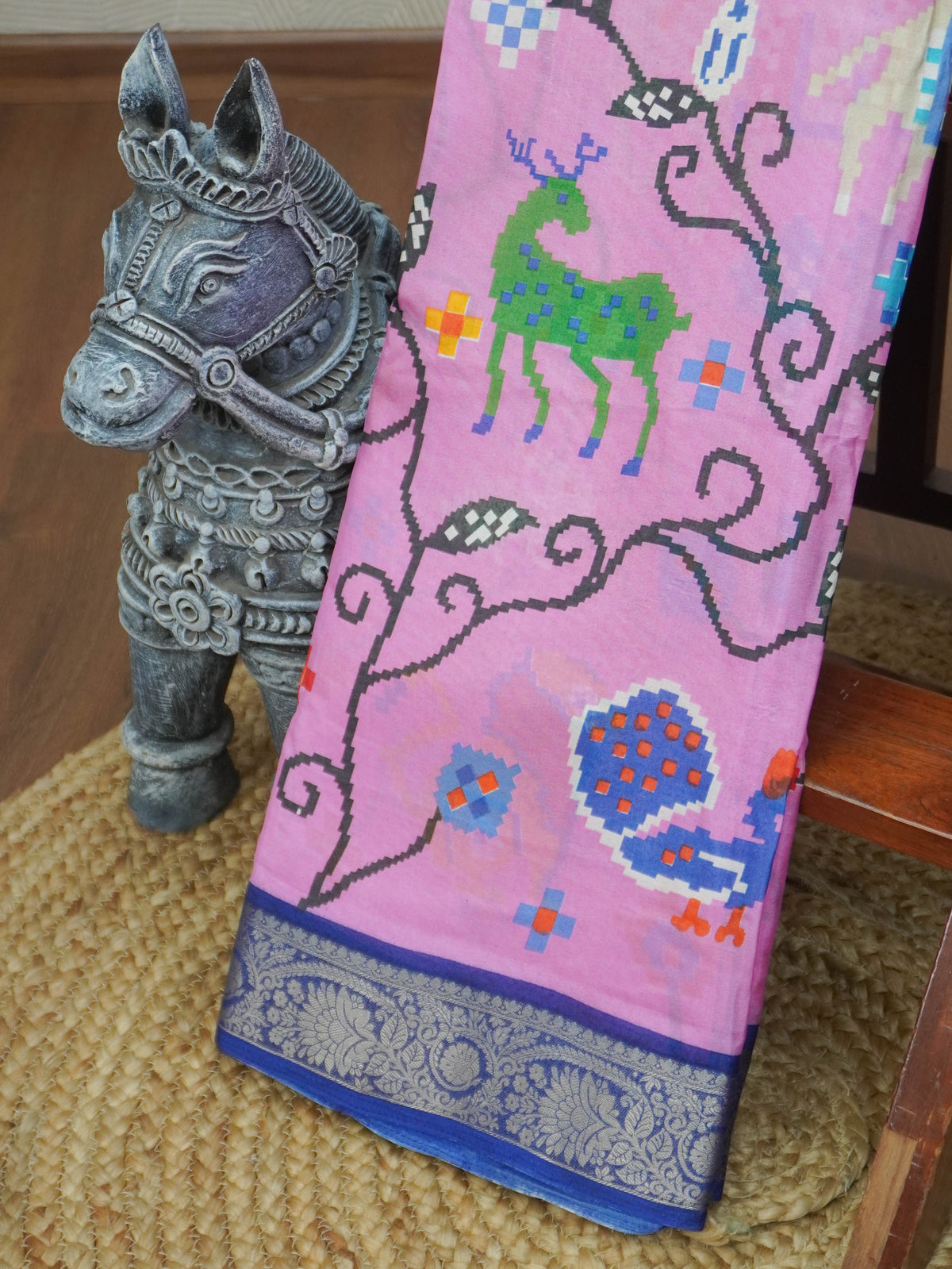Semi Mysore Silk Saree | TTDS3913