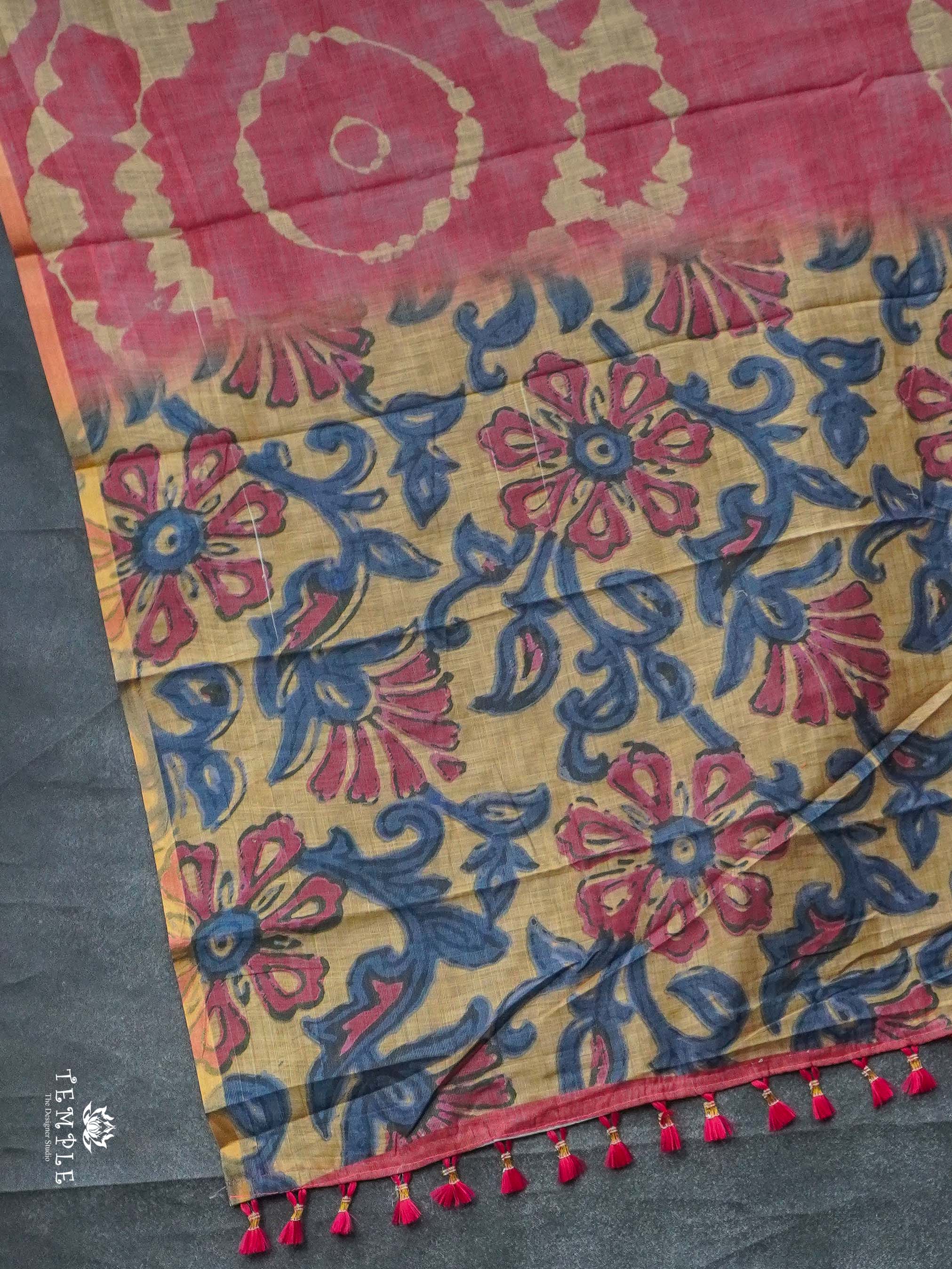 Chanderi Cotton Saree | TTDS2356