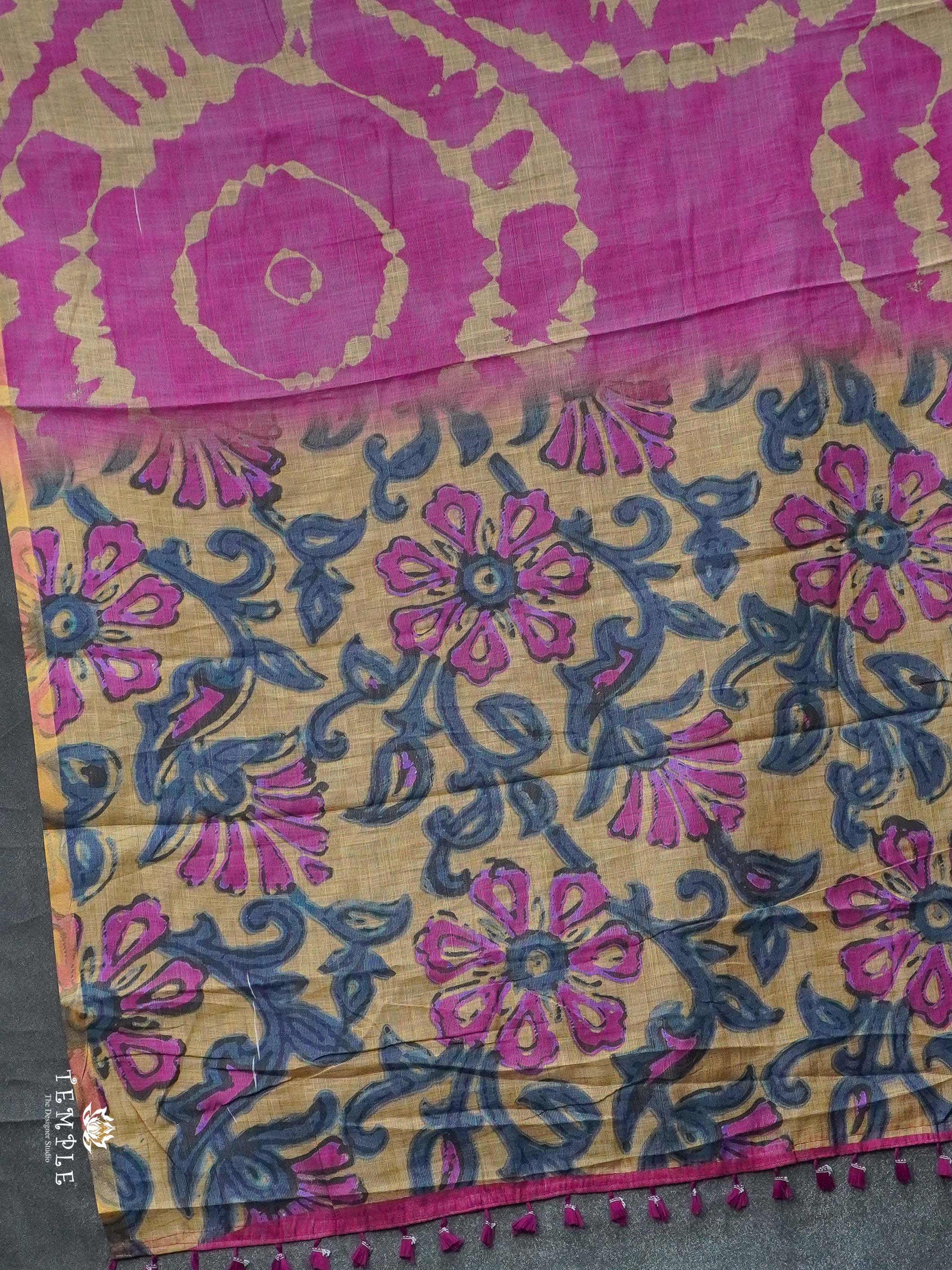 Chanderi Cotton Saree | TTDS2356