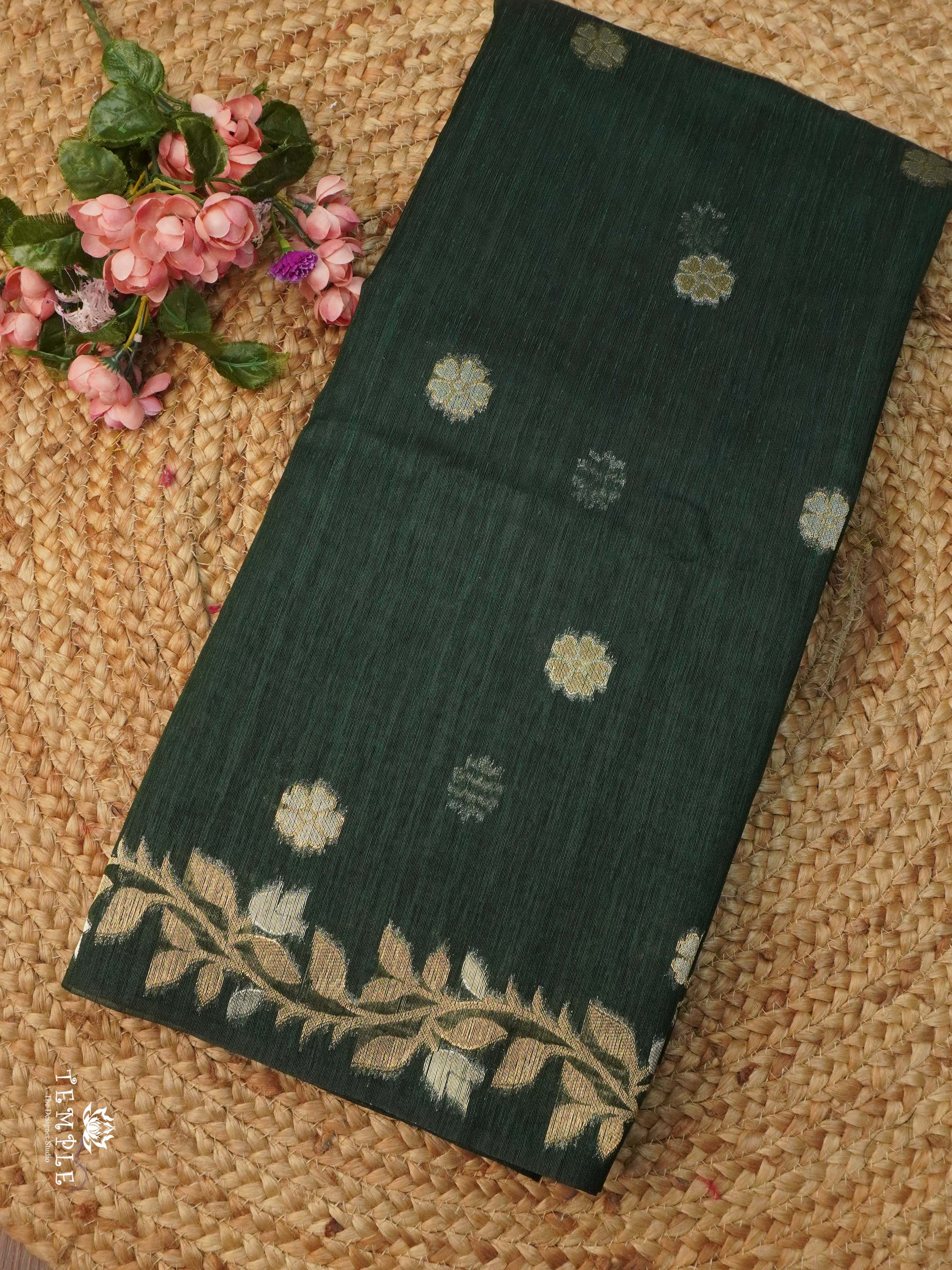 Linen Cotton Saree | TTDS1877 | PRE BOOKING