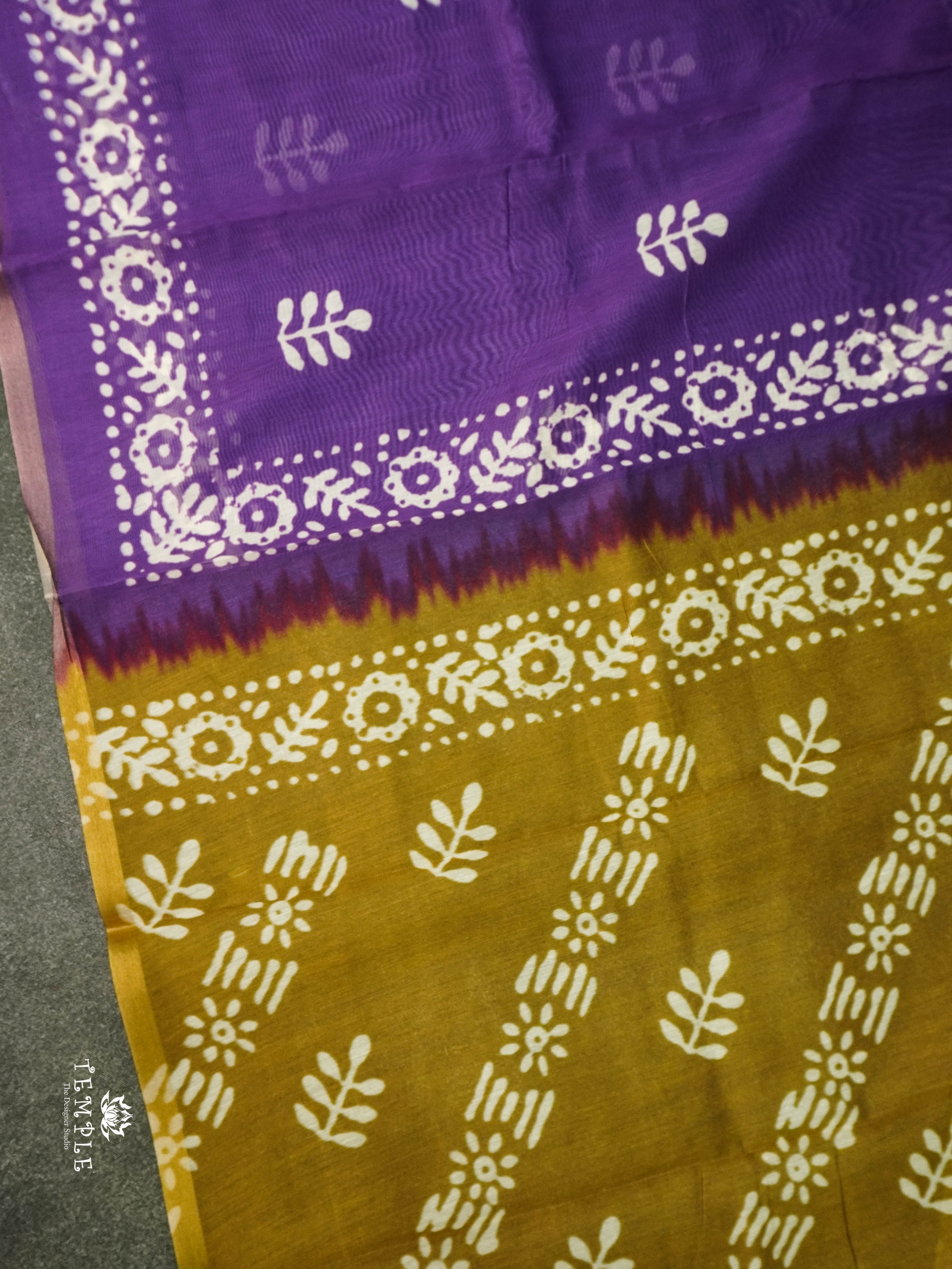 Chanderi Cotton Saree | TTDS1414