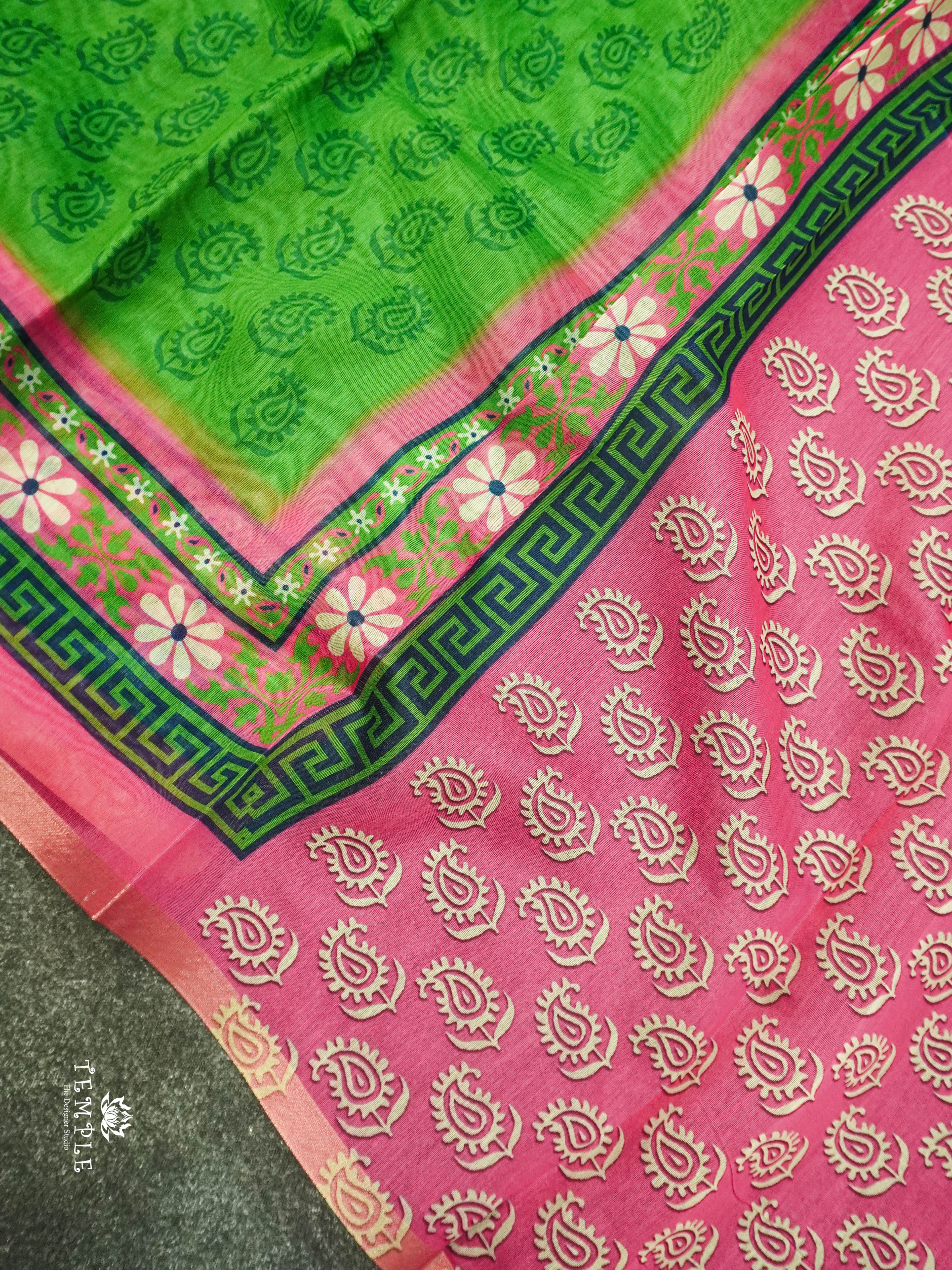 Chanderi Cotton Saree | TTDS1414