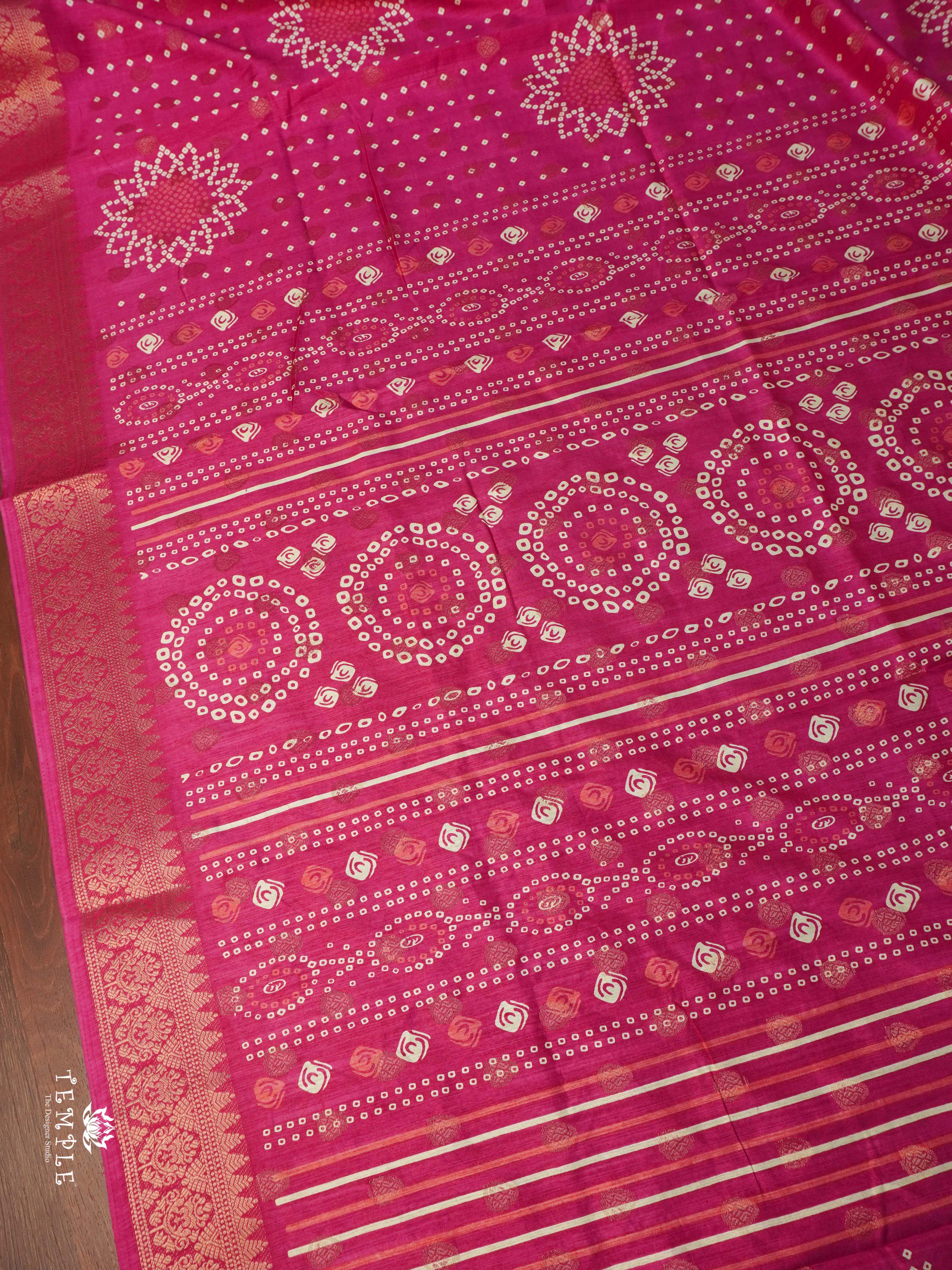 Bandhini Printed  Saree | TTDS1885