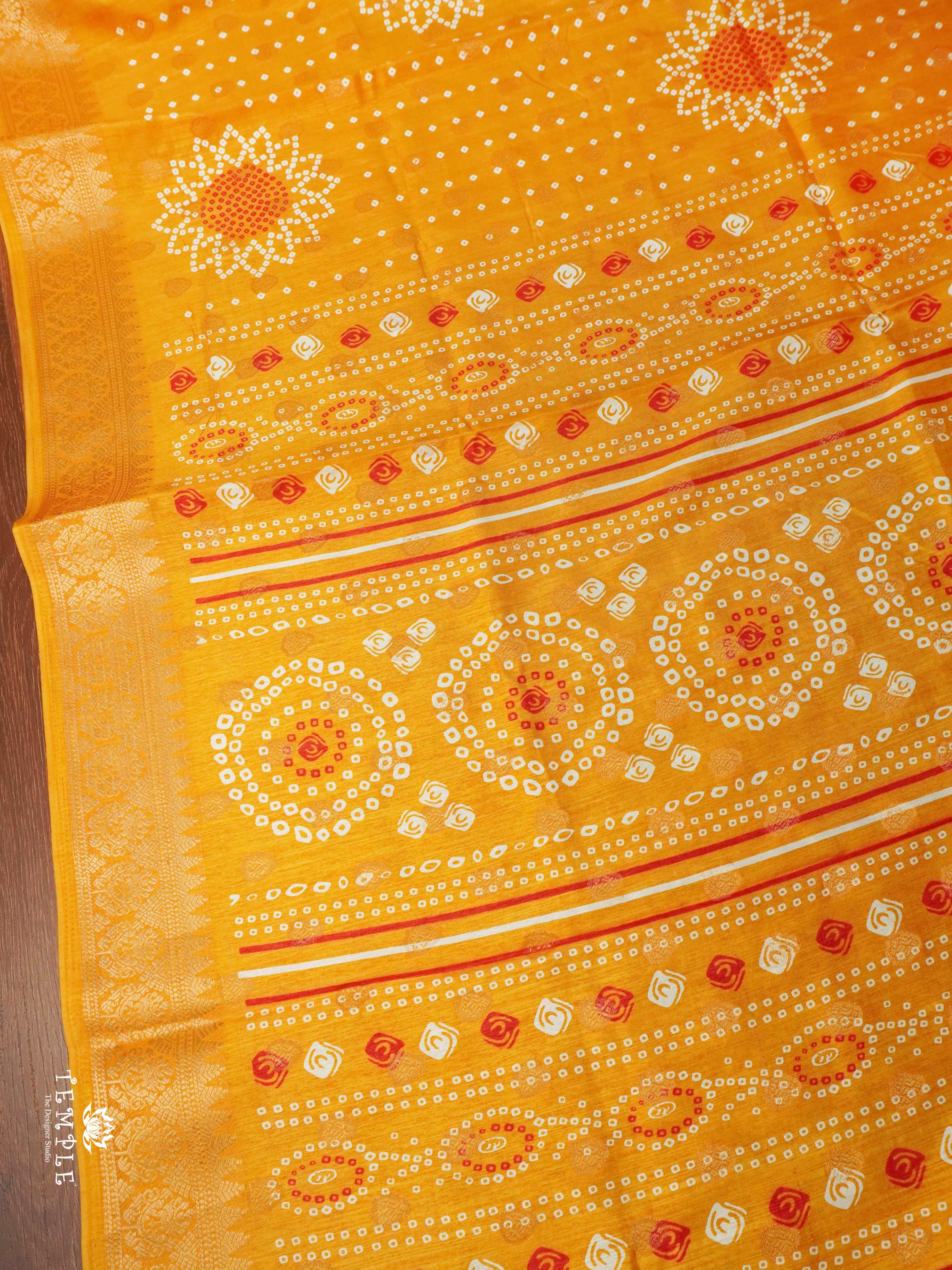 Bandhini Printed  Saree | TTDS1885