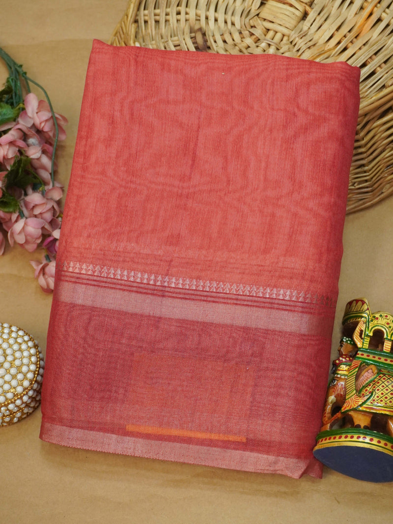 Linen Cotton Saree | TTDS3712