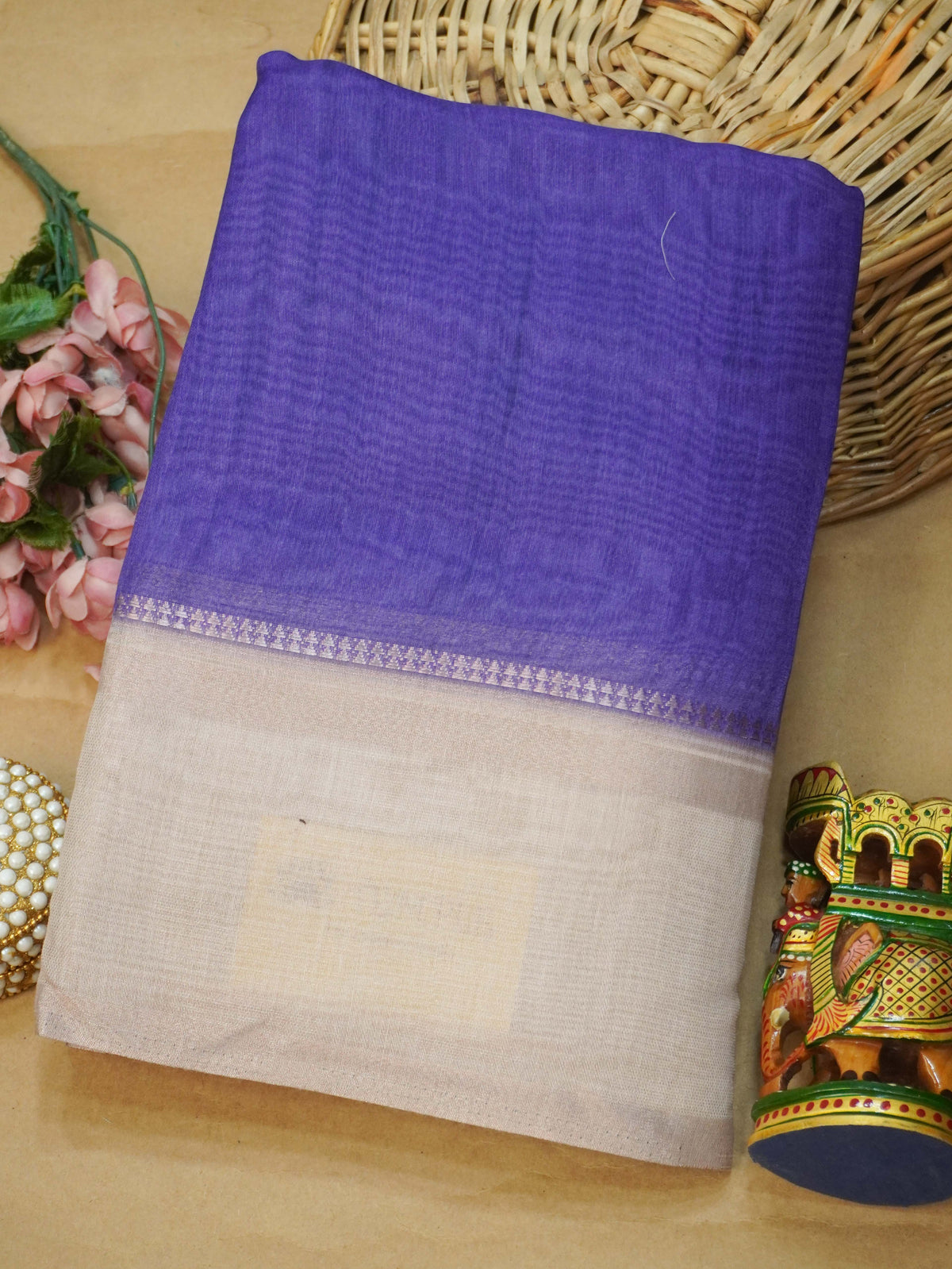 Mul Chanderi Saree | TTDS3714