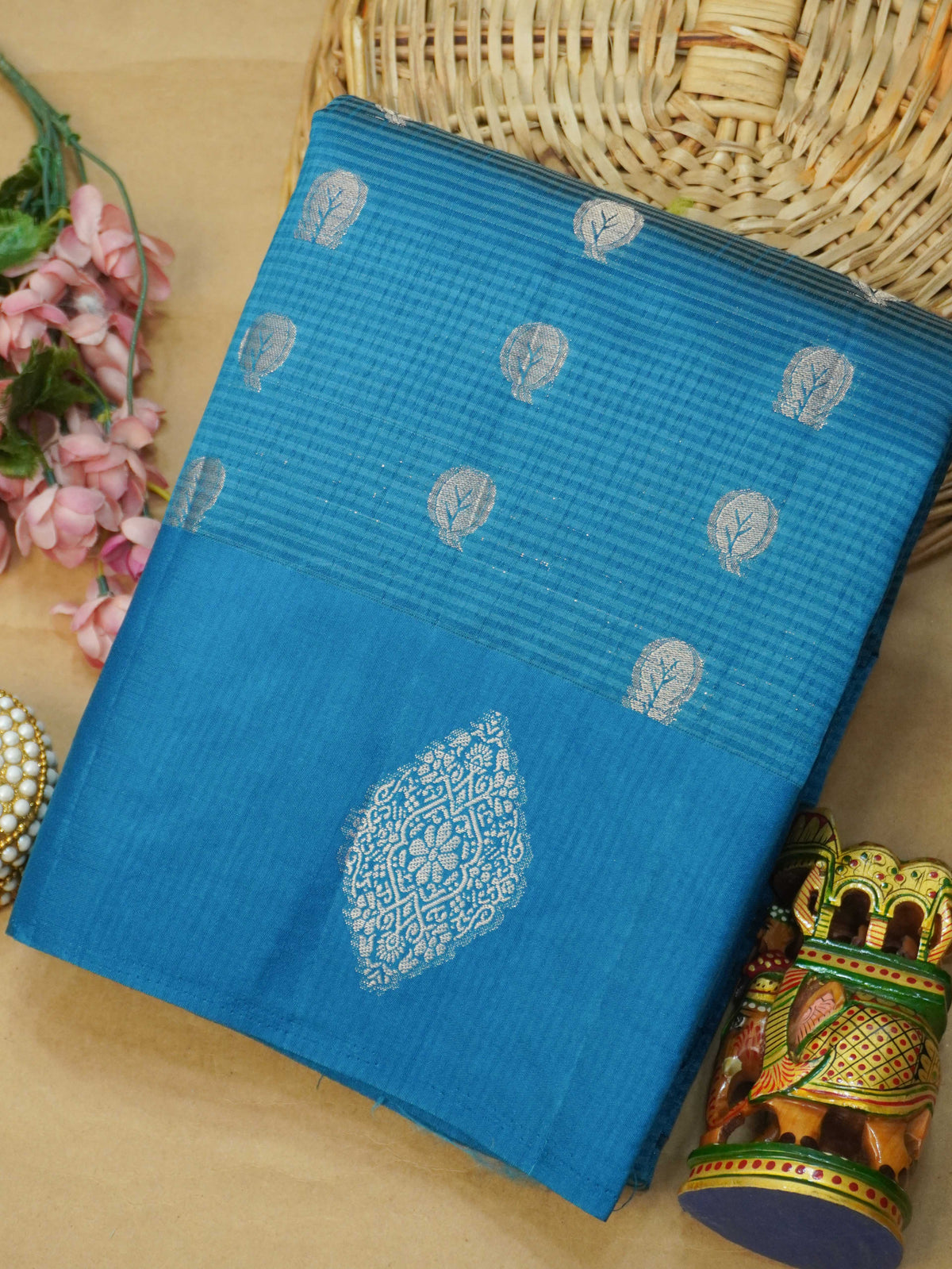 Semi Tussar Saree | TTDS3914