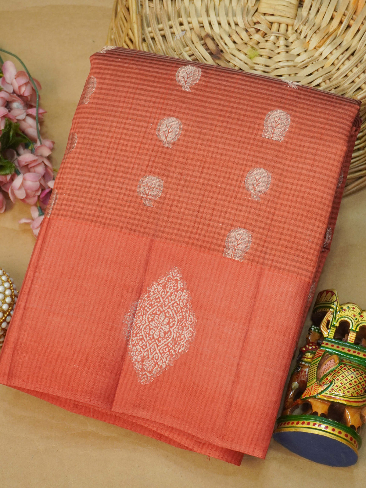 Semi Tussar Saree | TTDS3914