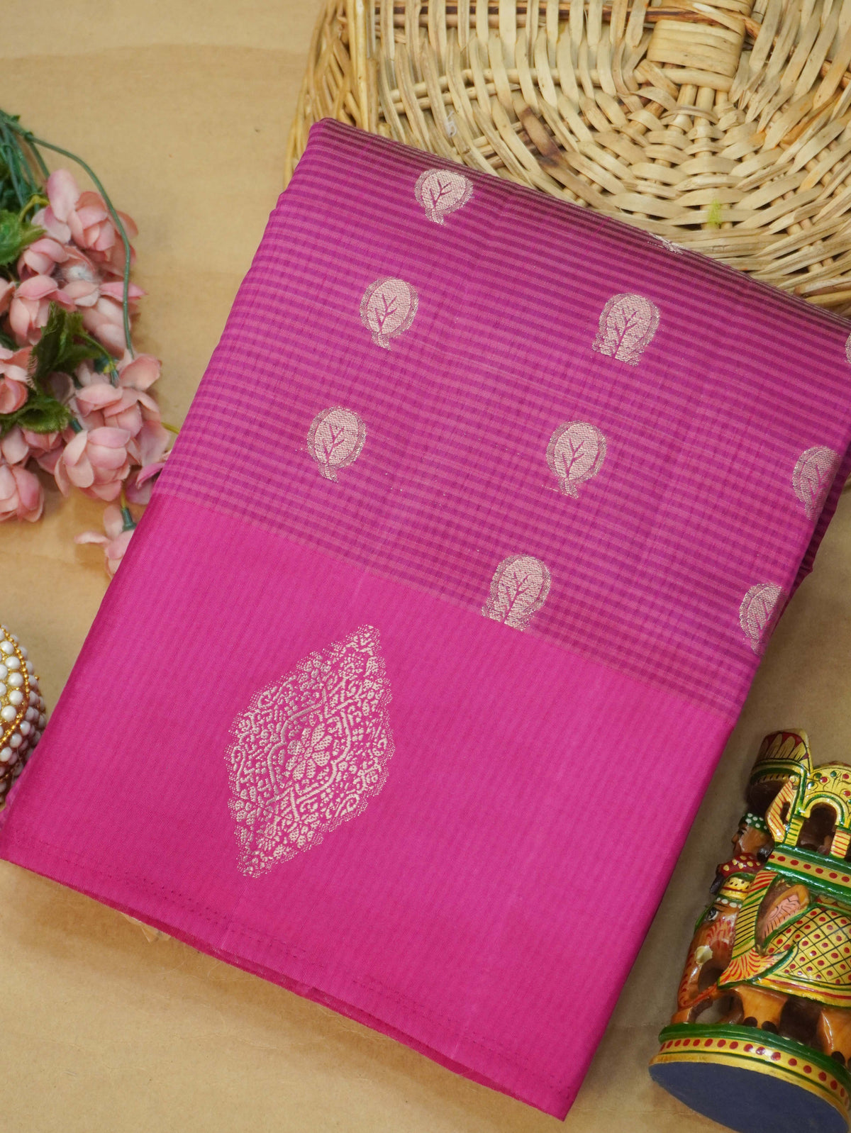Semi Tussar Saree | TTDS3914