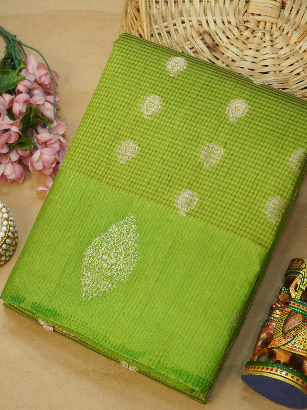 Semi Tussar Saree | TTDS3914
